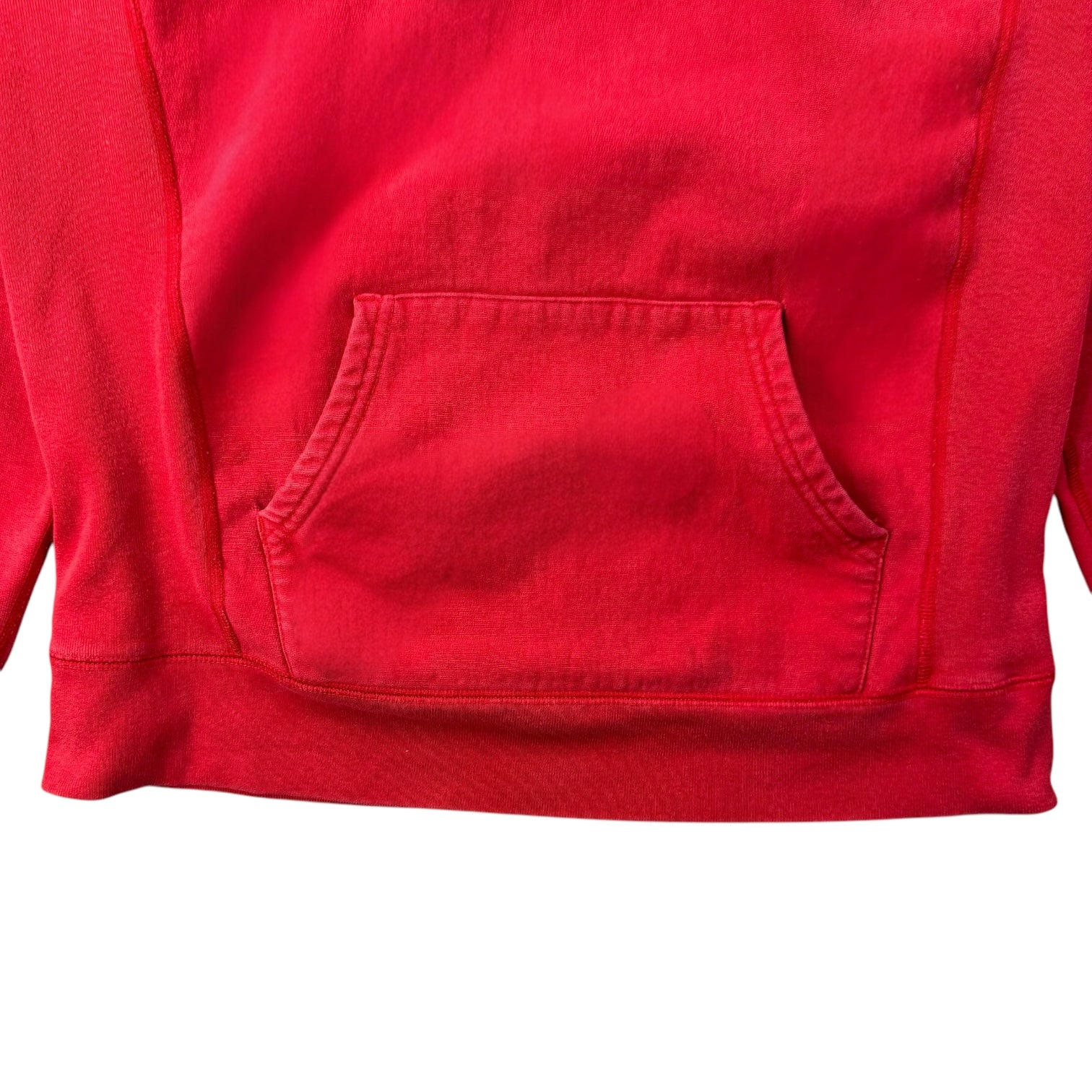 Supreme Metallic Arc Logo Hoodie Red