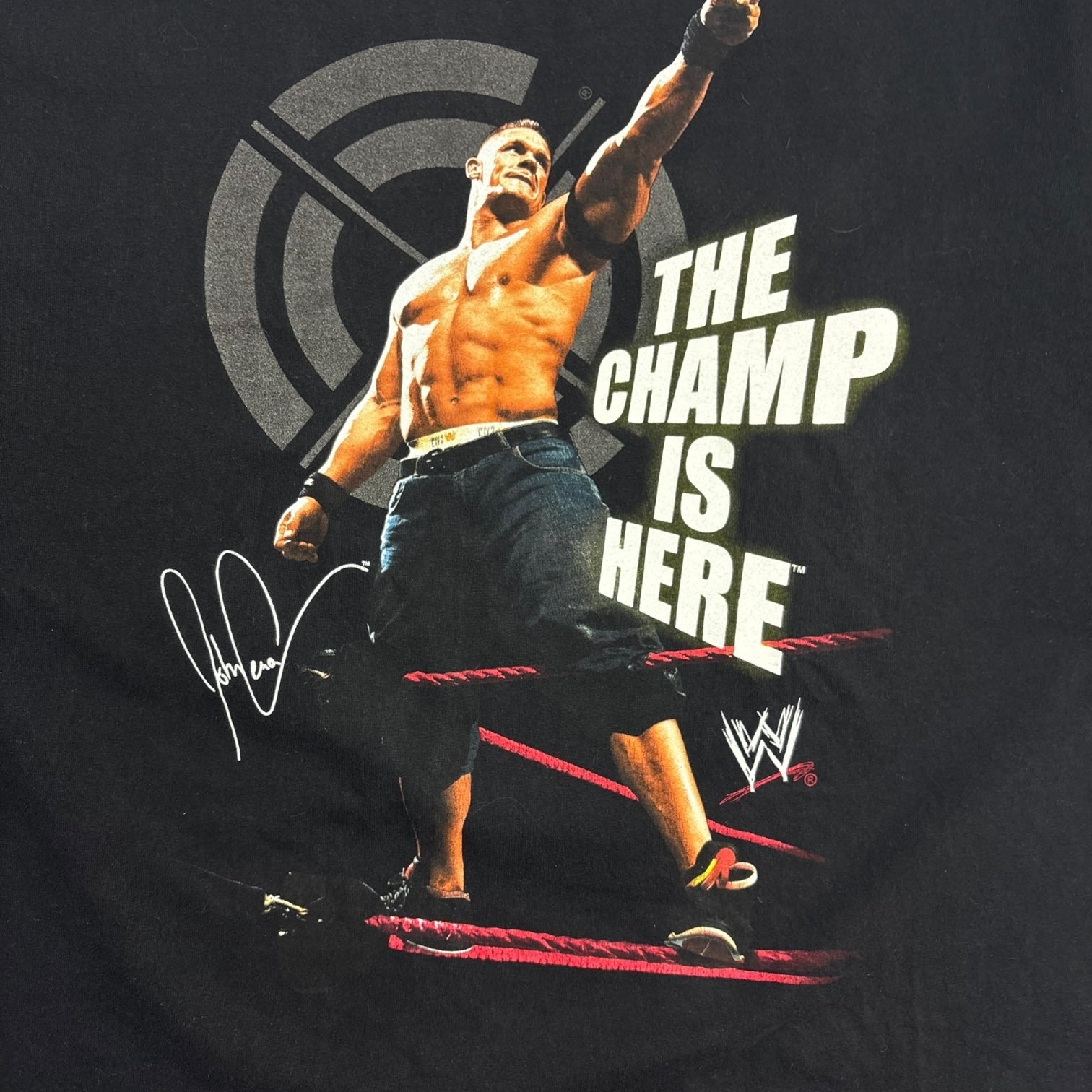Vintage WWE John Cena The Champ Is Here T-Shirt