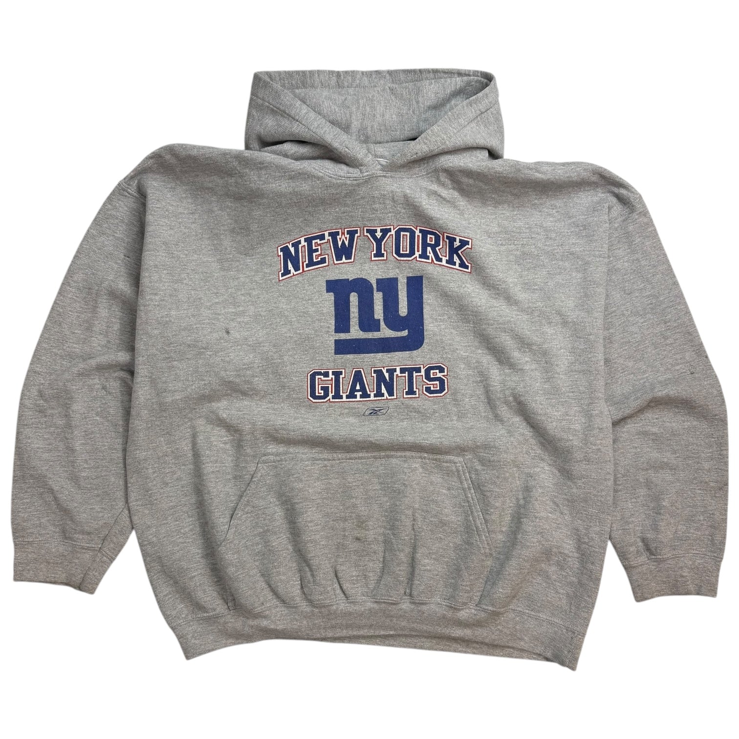 Vintage Reebok New York Giants Hoodie Grey