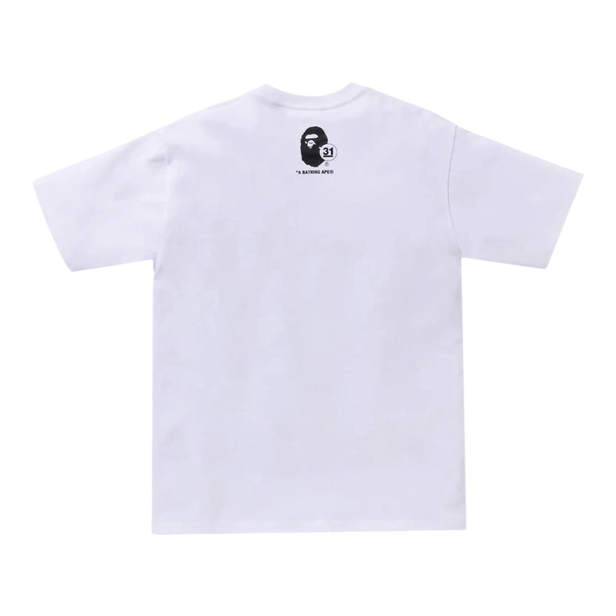 BAPE A Bathing Ape 31st Anniversary Ape Head Tee White