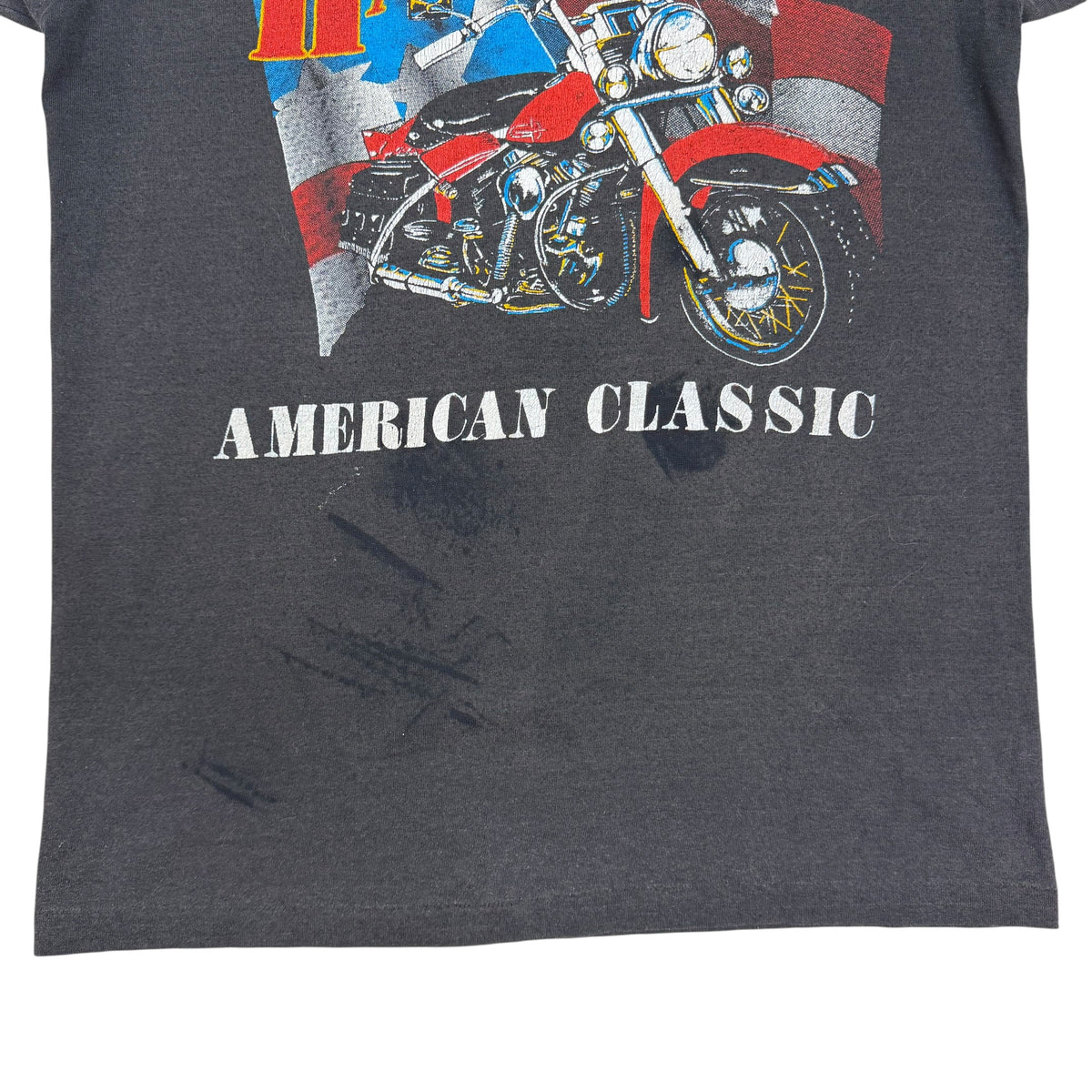 1987 Harley Davidson American Classic Tee Faded Black