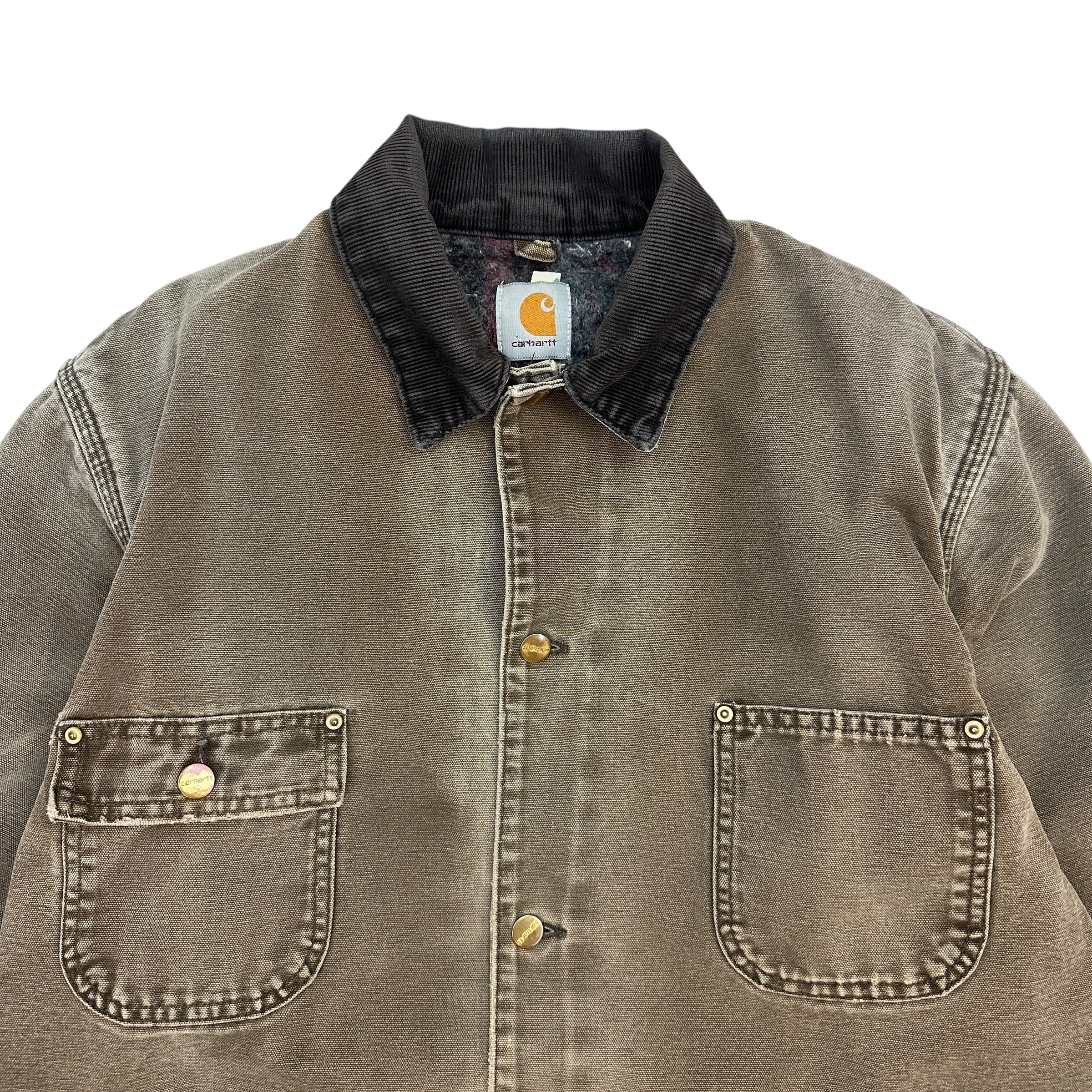 Vintage Carhartt Michigan Chore/Barn Jacket Brown