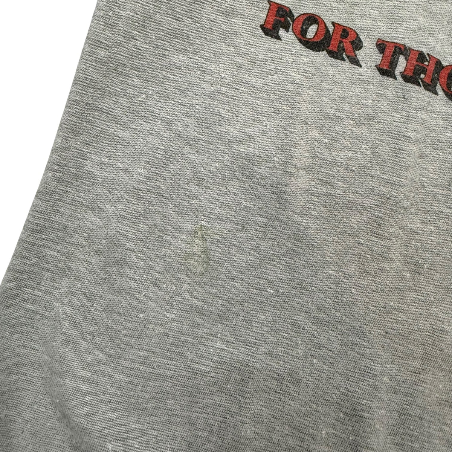 1982 AC/DC ‘For Those About To Rock’ North American Tour Raglan Tee Grey