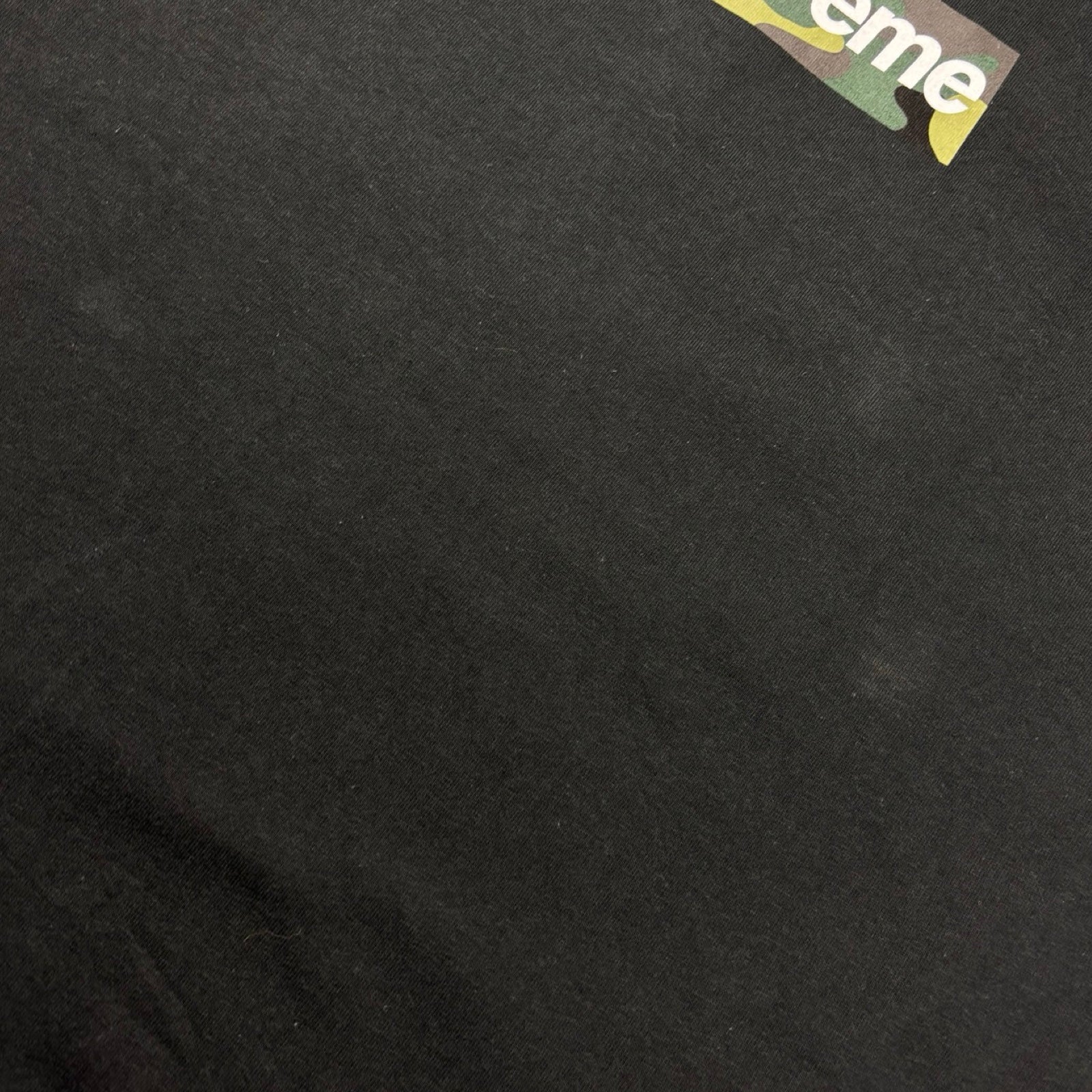 Supreme Camo Box Logo Tee Black