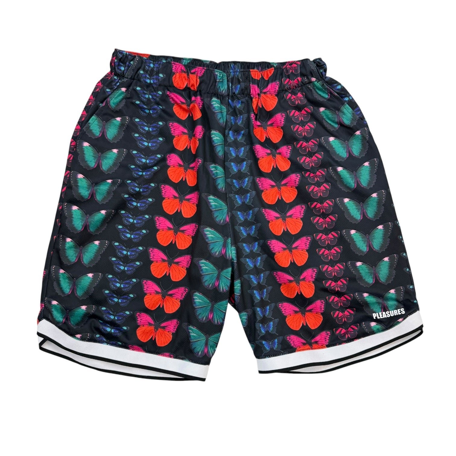 Pleasures Butterfly Basketball Shorts Black