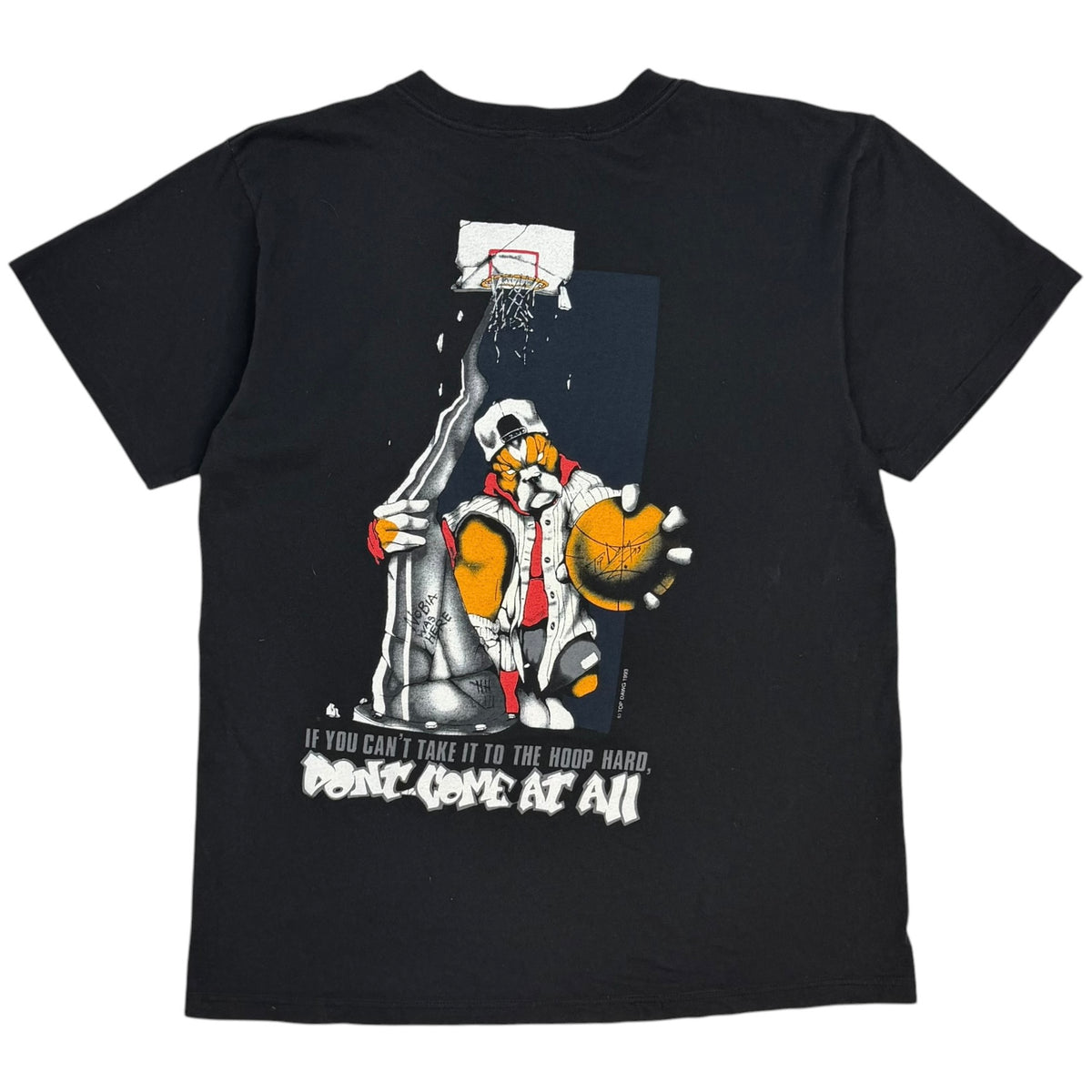 Vintage Top Dawg “If You Can’t Take It To The Hoop” Tee Black