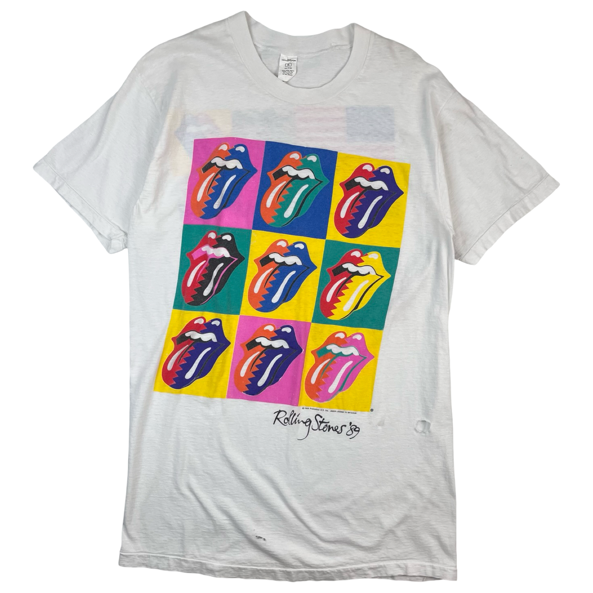 1989 The Rolling Stones The North American Tour Band T-Shirt