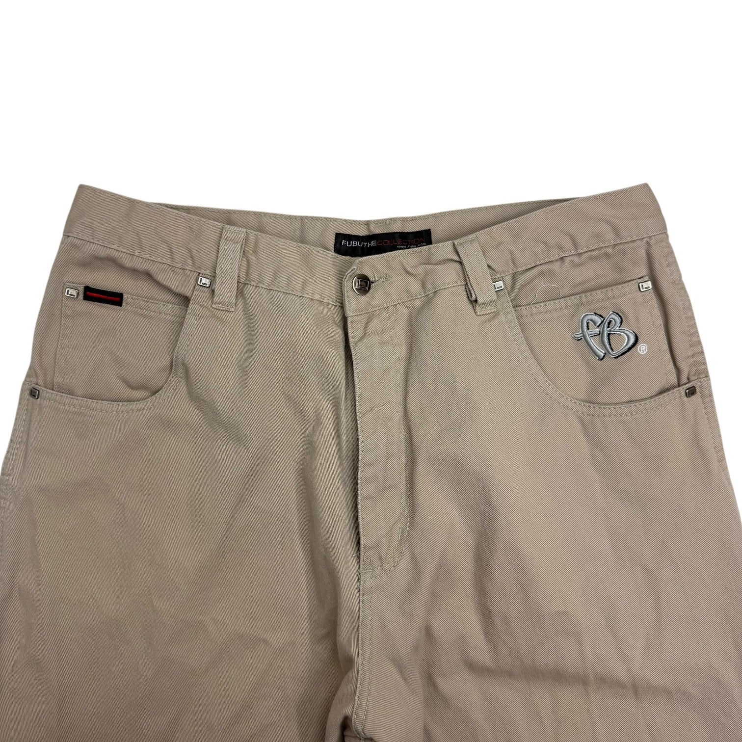 Vintage Fubu Denim Pants Tan