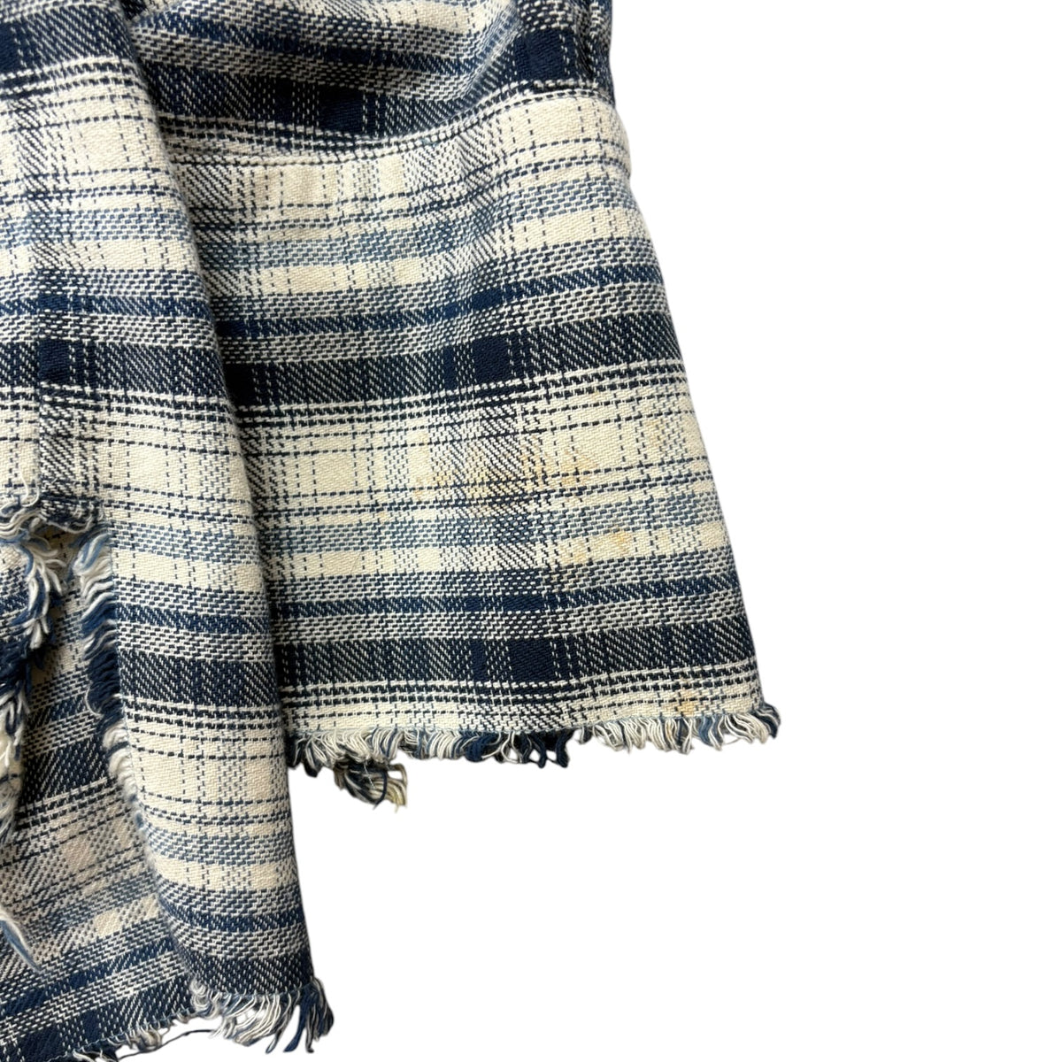 Greg Lauren River Shawl Collar Flannel Blue