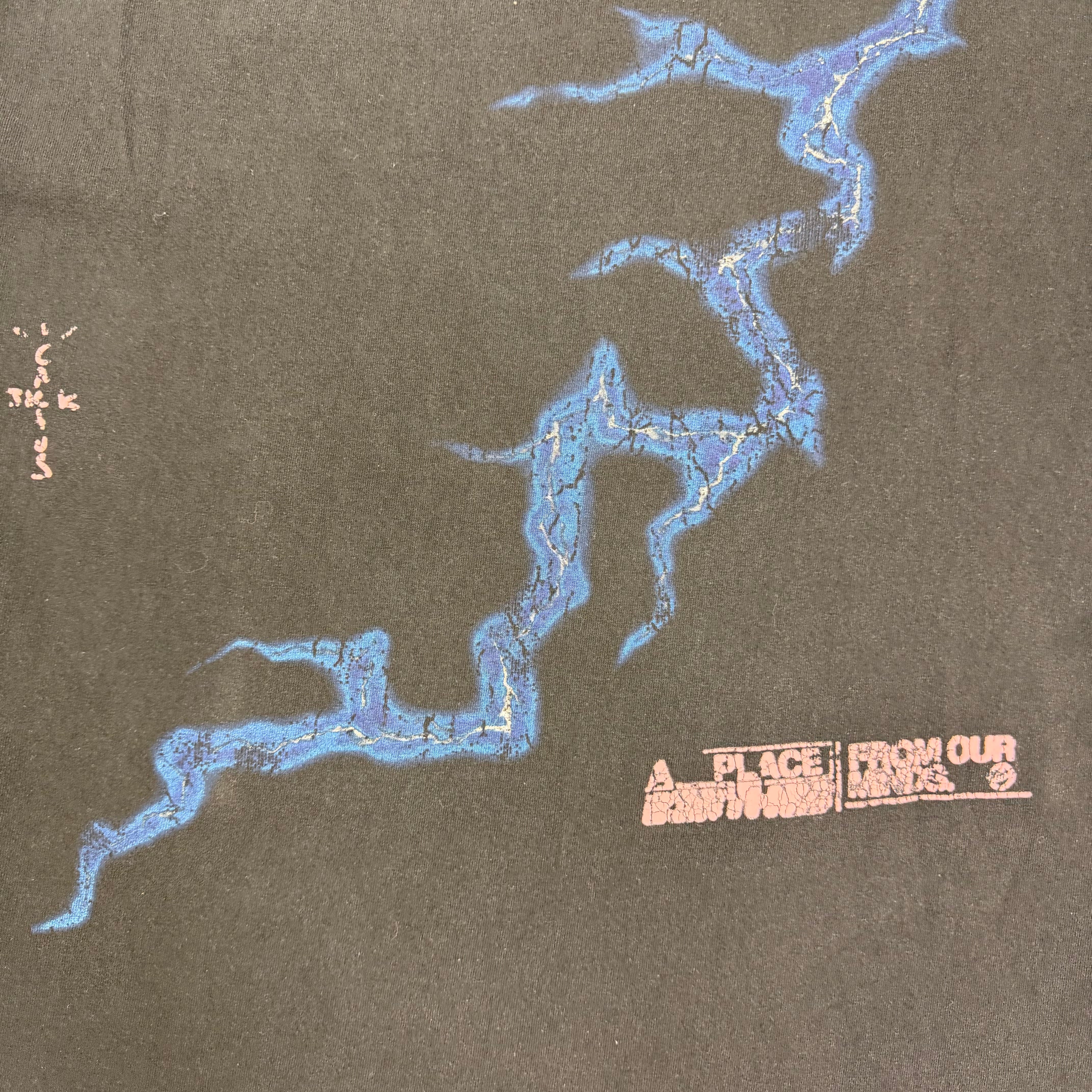Travis Scott Cactus Jack For Fragment Danger Tee Black