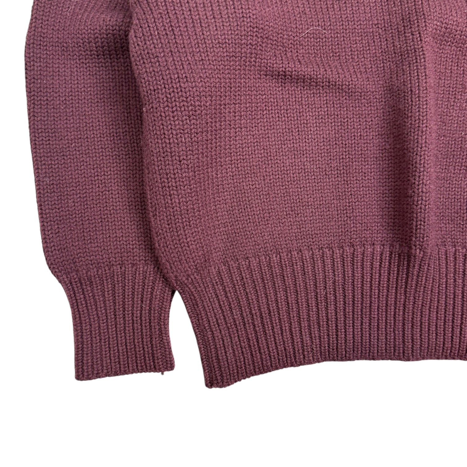 Vintage Polo Ralph Lauren Wool Knit Sweater Maroon