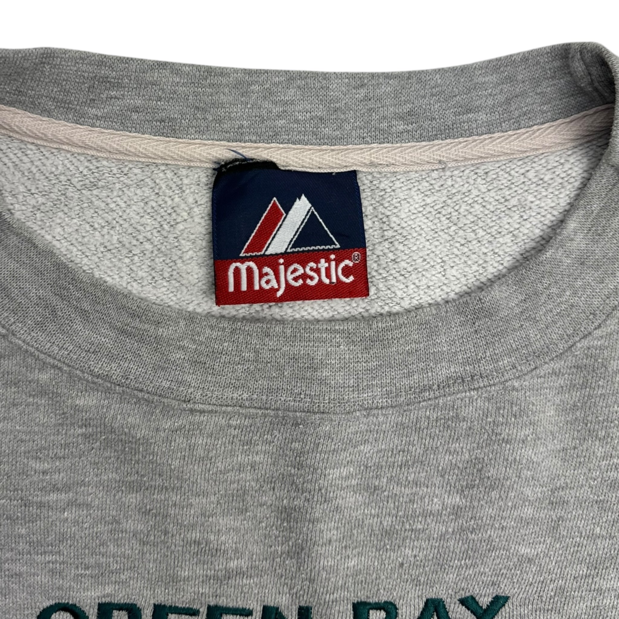 Vintage Green Bay Packers Embroidered Crewneck