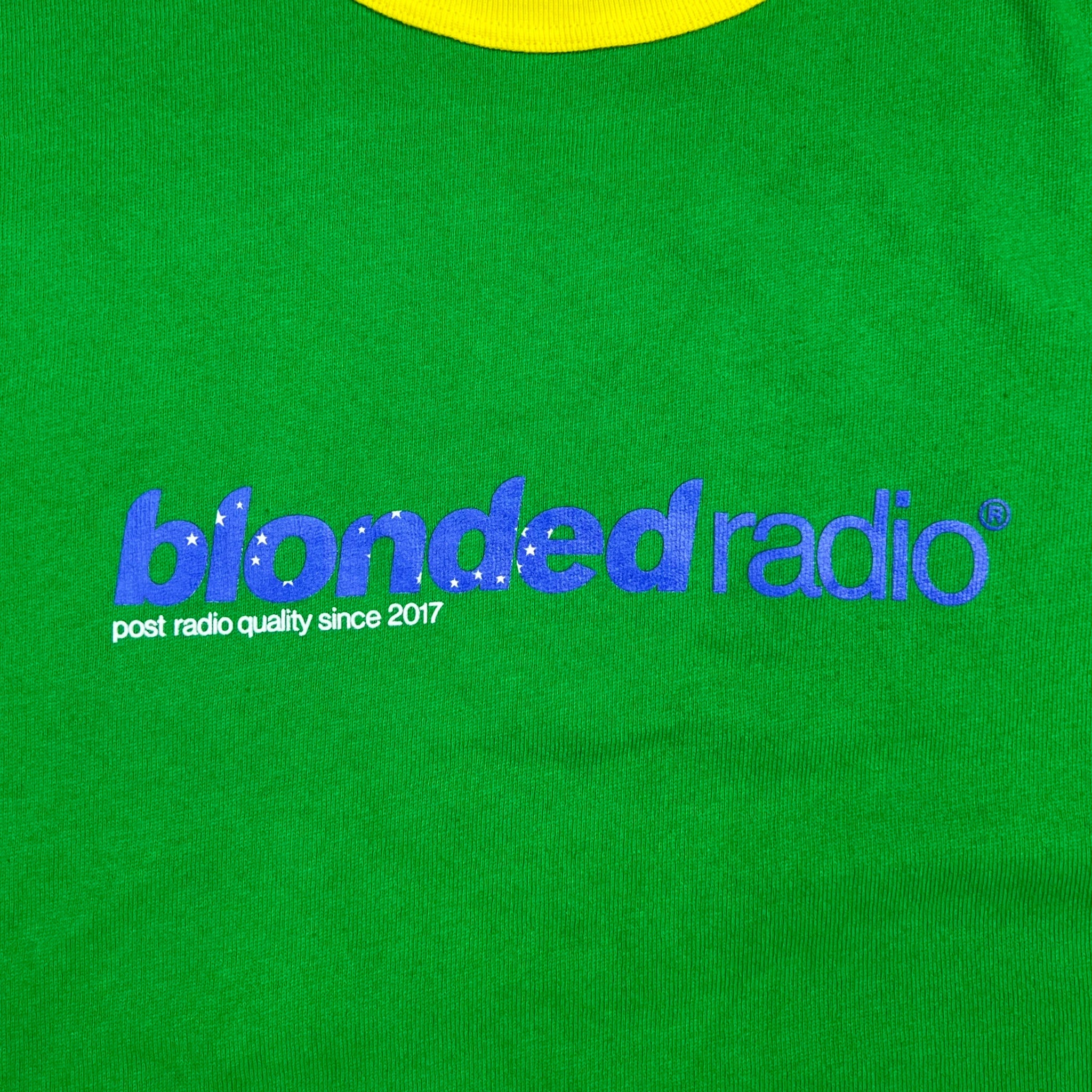 Blonded Radio Frank Ocean Brazil Ringer Logo Tee Green/Yellow