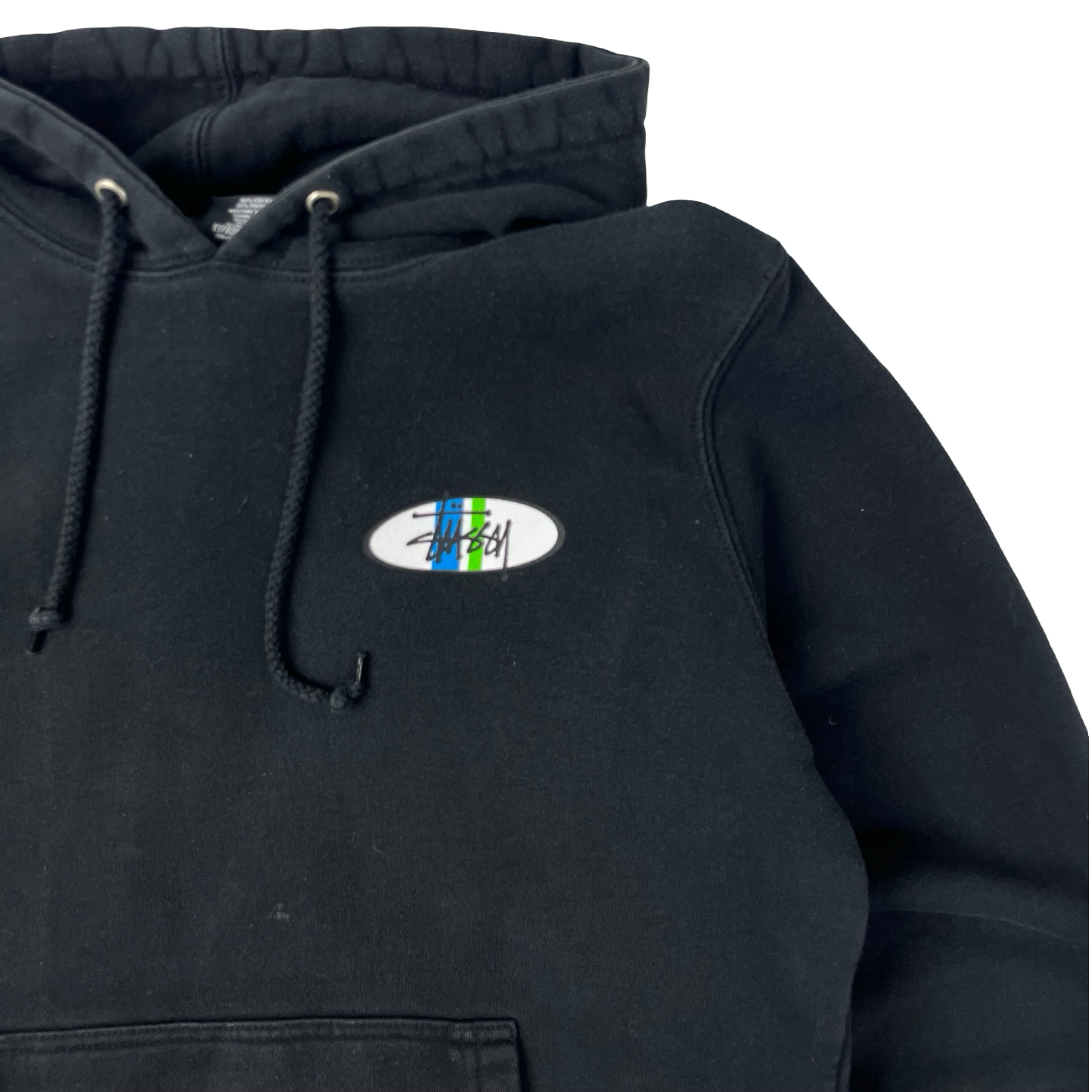 Stussy Two Bar Oval Logo Hoodie