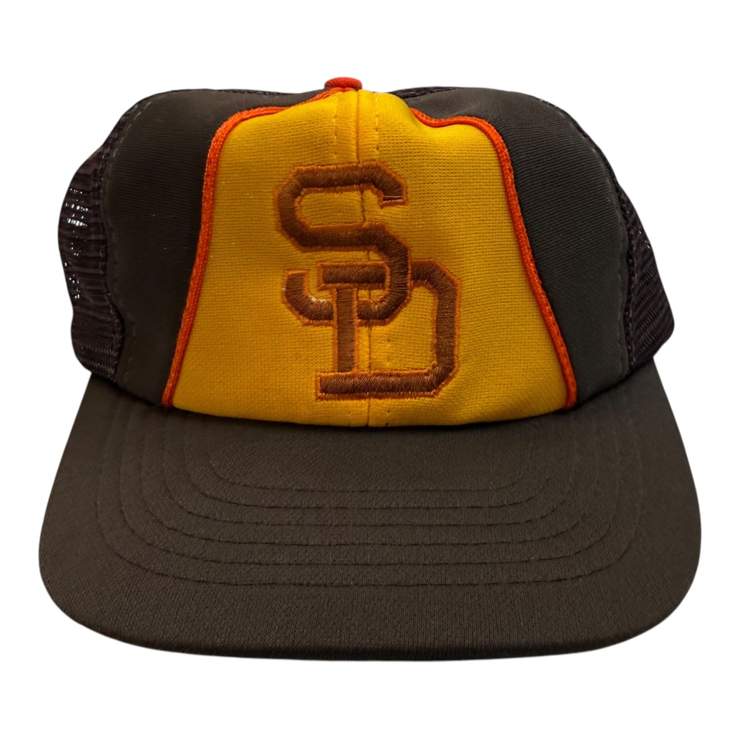 Vintage San Diego Padres Mesh SnapBack Brown