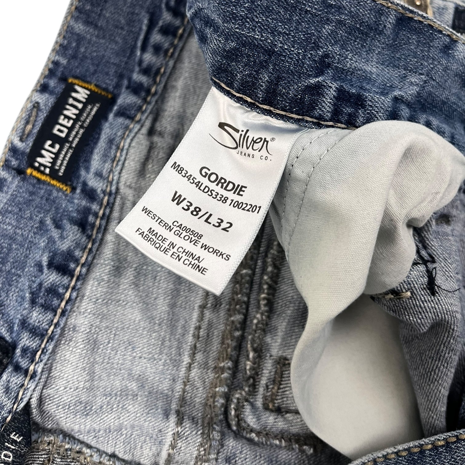 Vintage Silver Jeans Contrast Stitch Bottoms