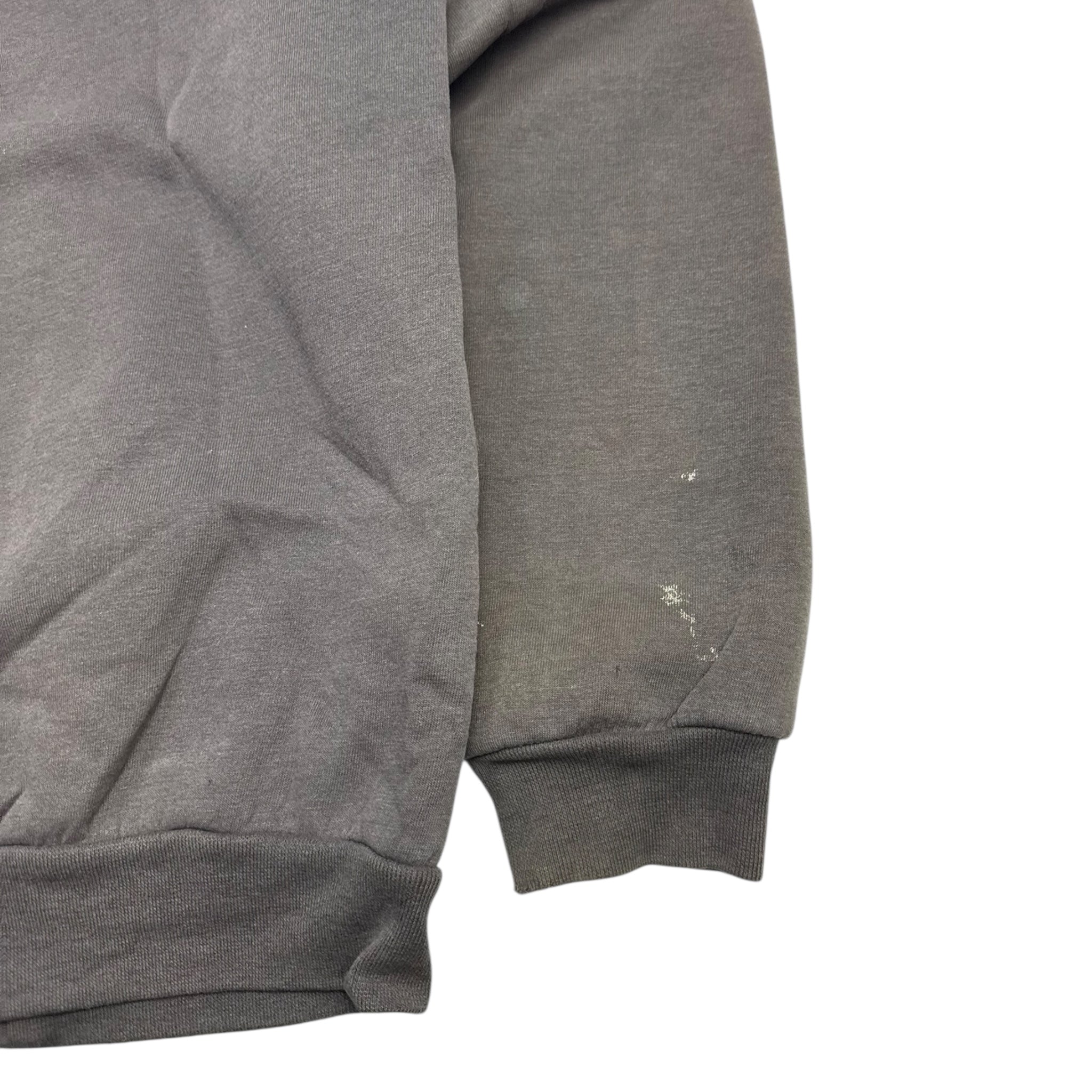 Vintage Carhartt Velour Zip Up Hoodie Grey