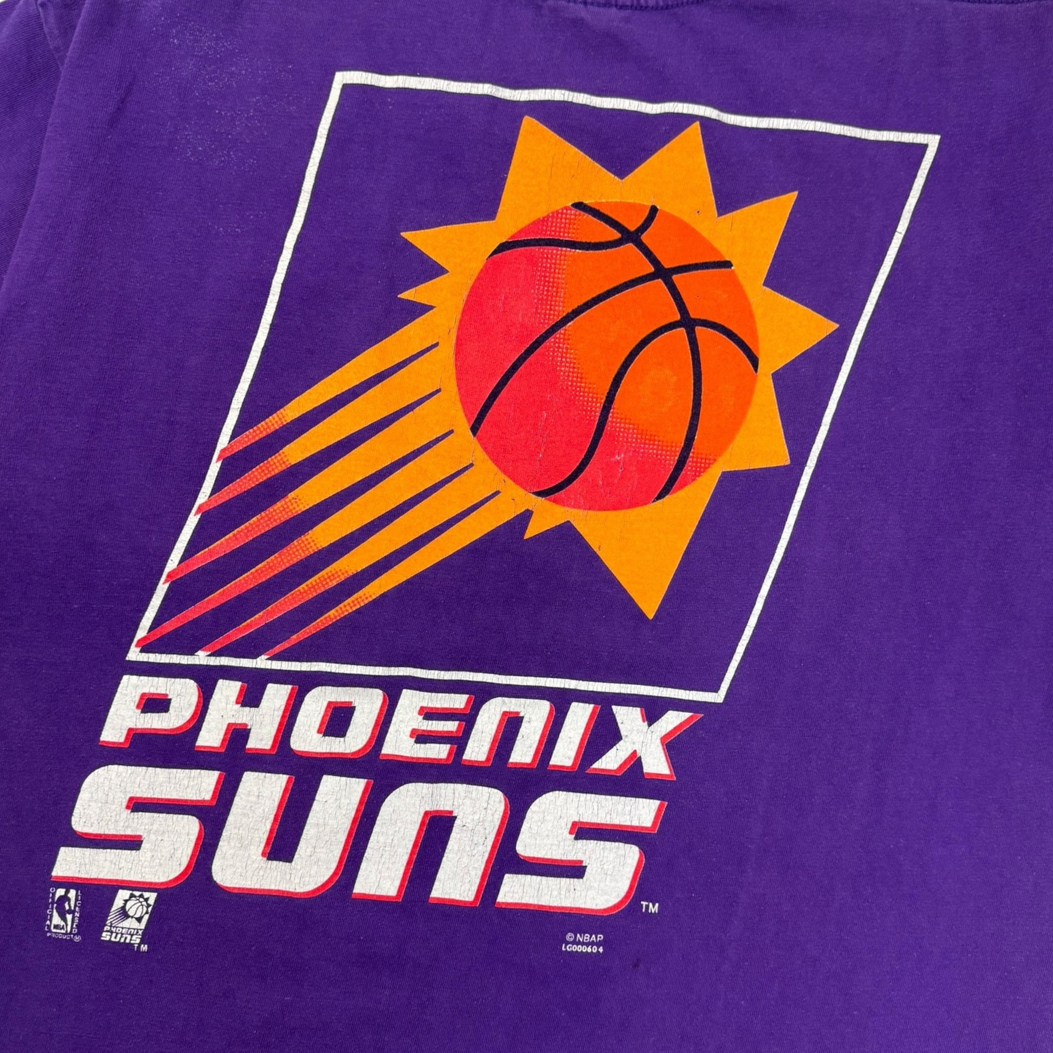 Vintage Phoenix Suns Basketball Design T-Shirt