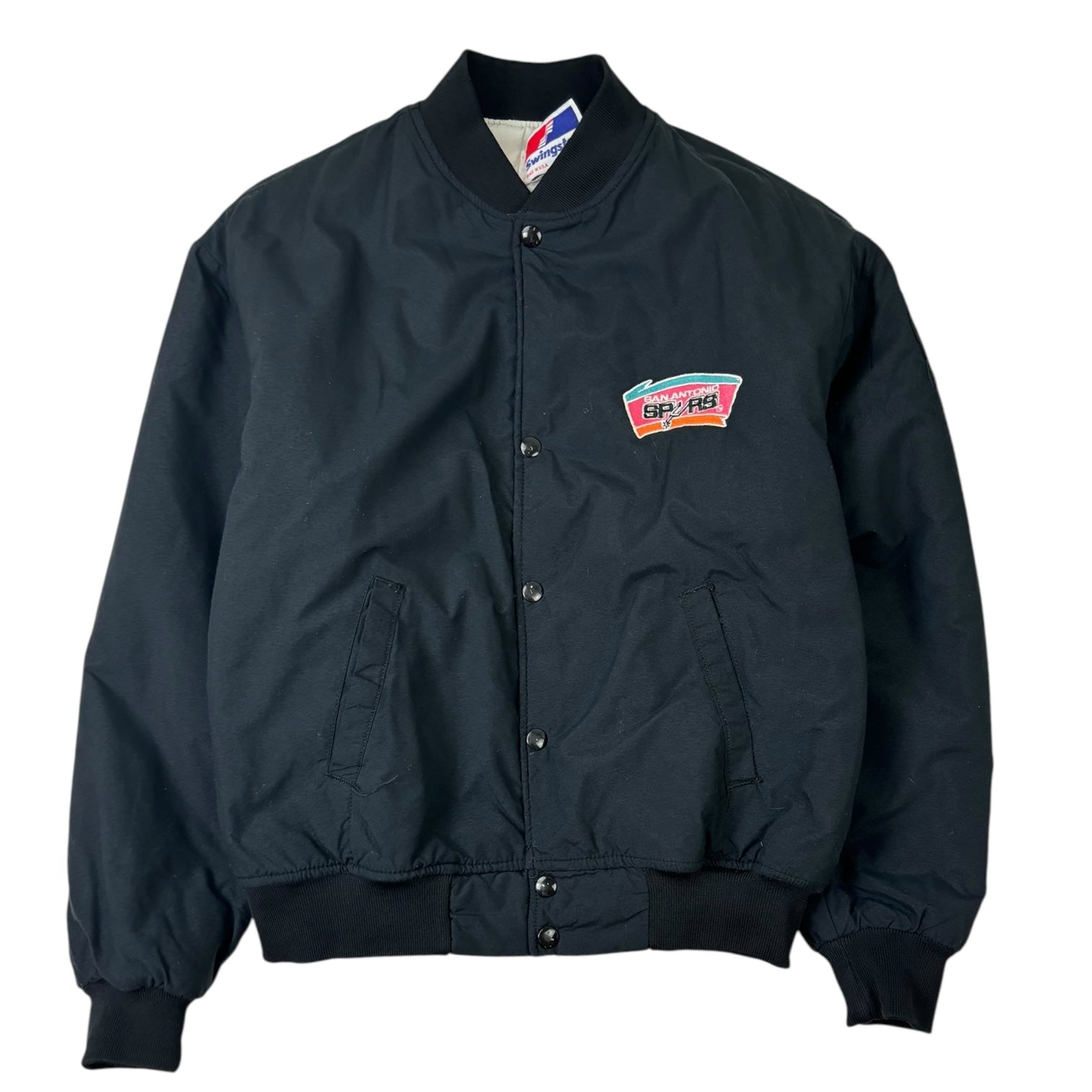 Vintage San Antonio Spurs Varsity Jacket Black