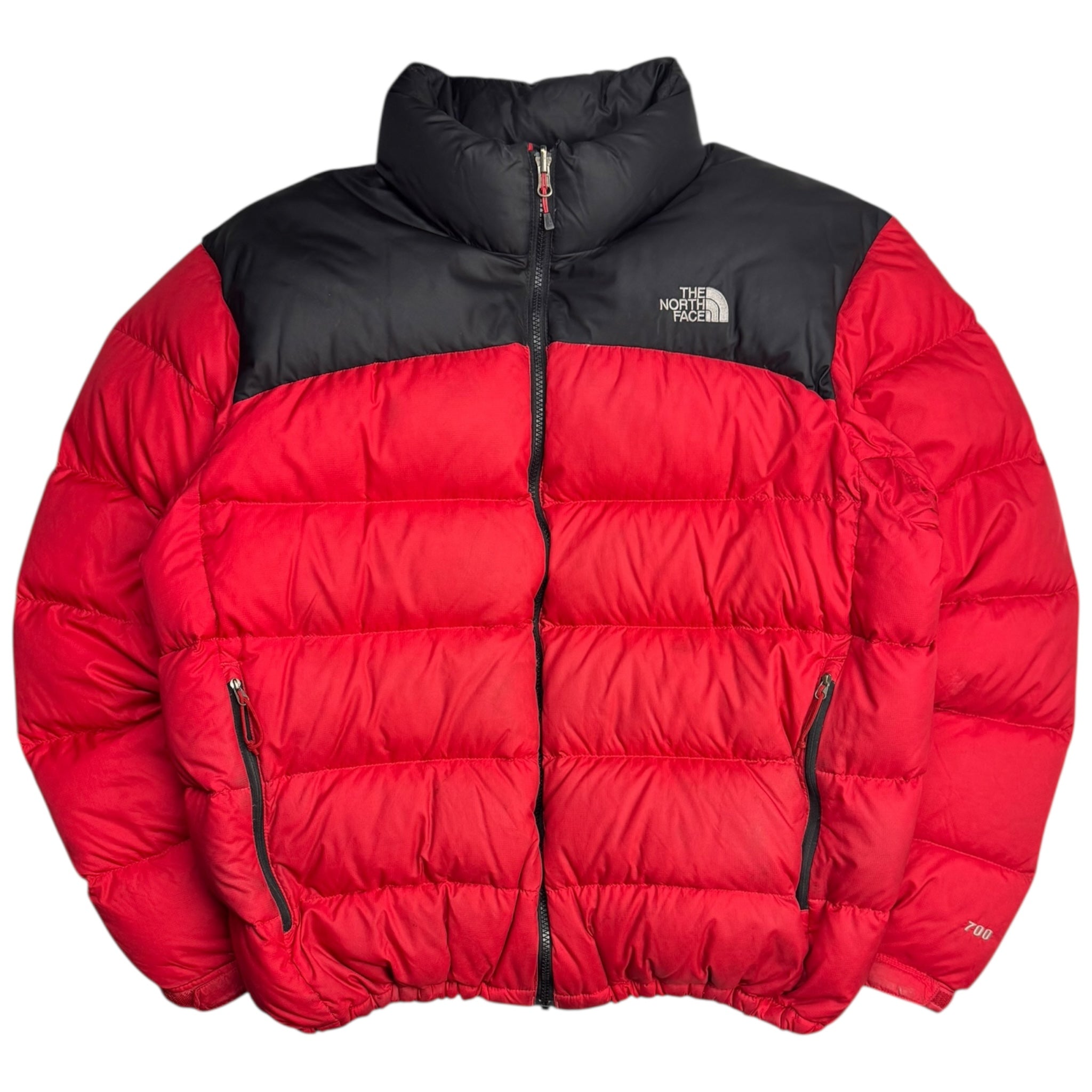 The North Face 700 ‘Nuptse’ Puffer Jacket Red
