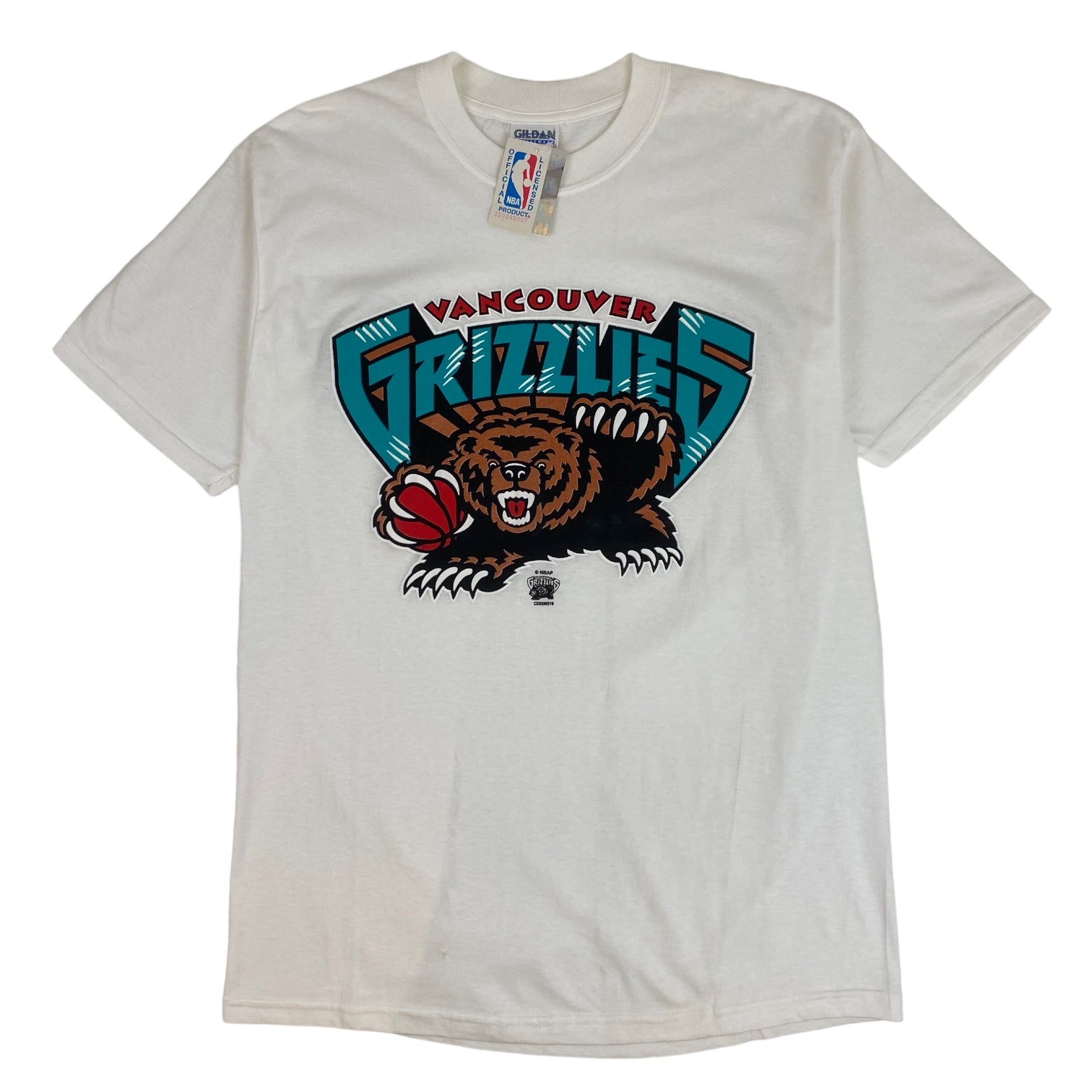 Vintage Vancouver Grizzlies T-Shirt White