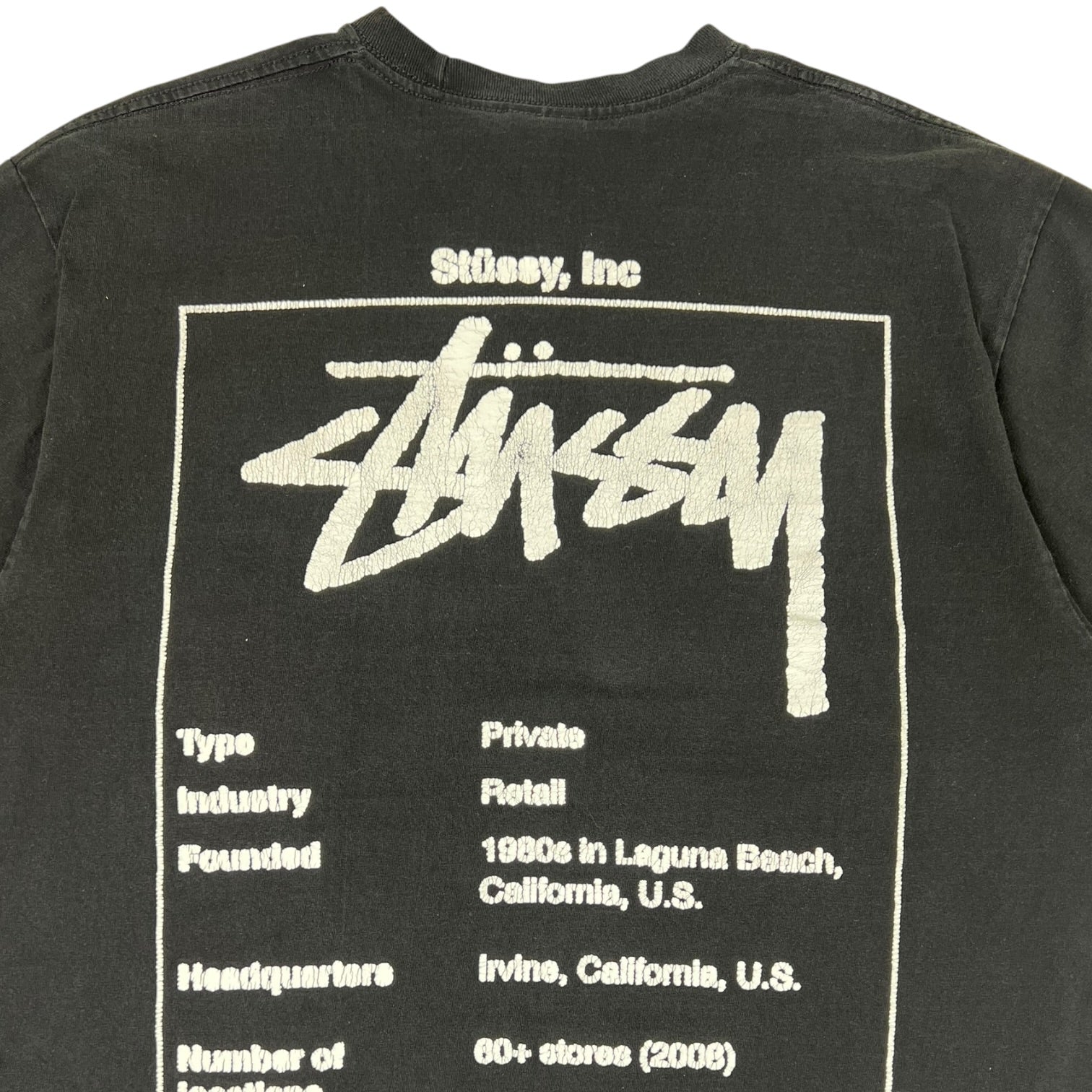 Stussy Inc T-Shirt Black