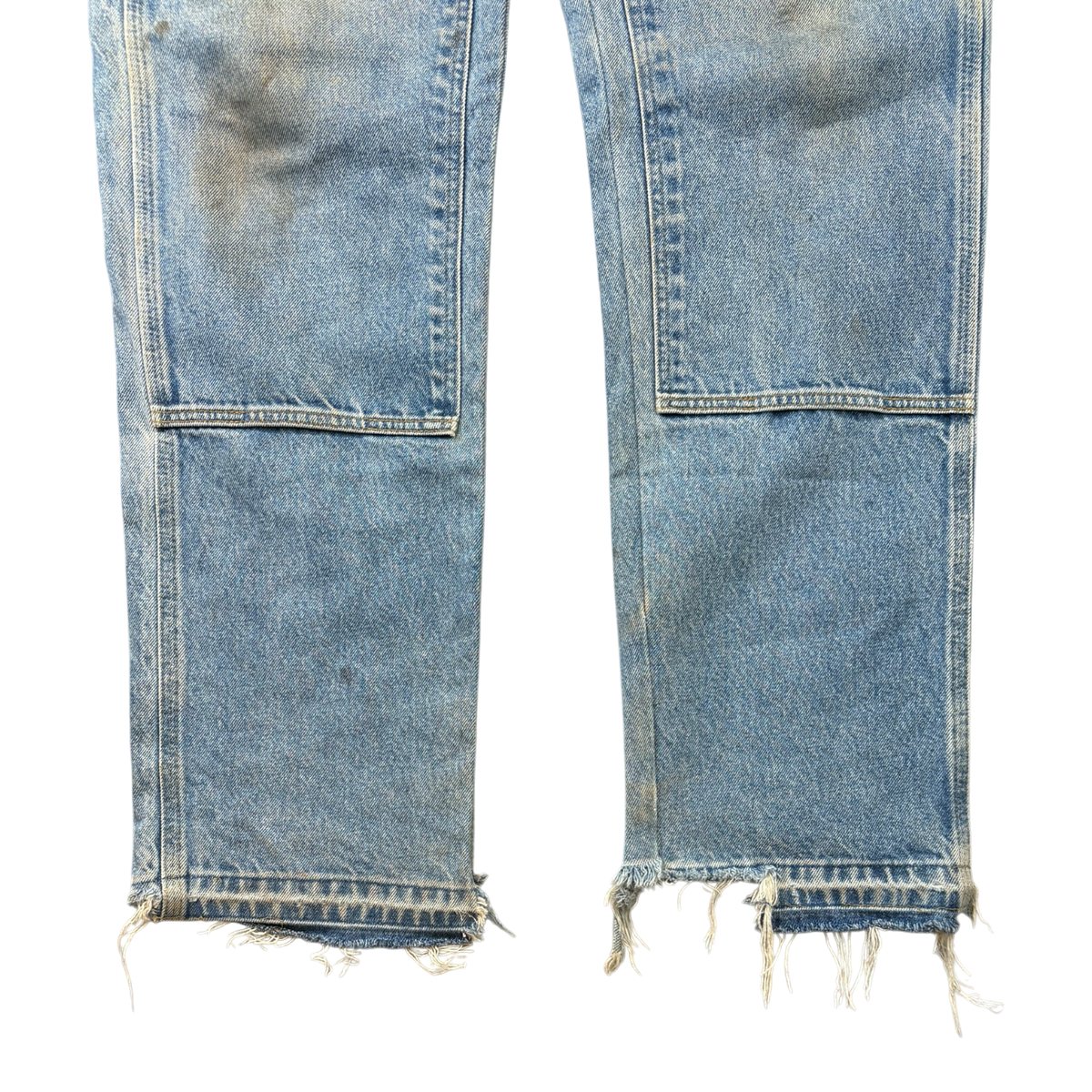 Carhartt Double Knee Denim Pants Blue