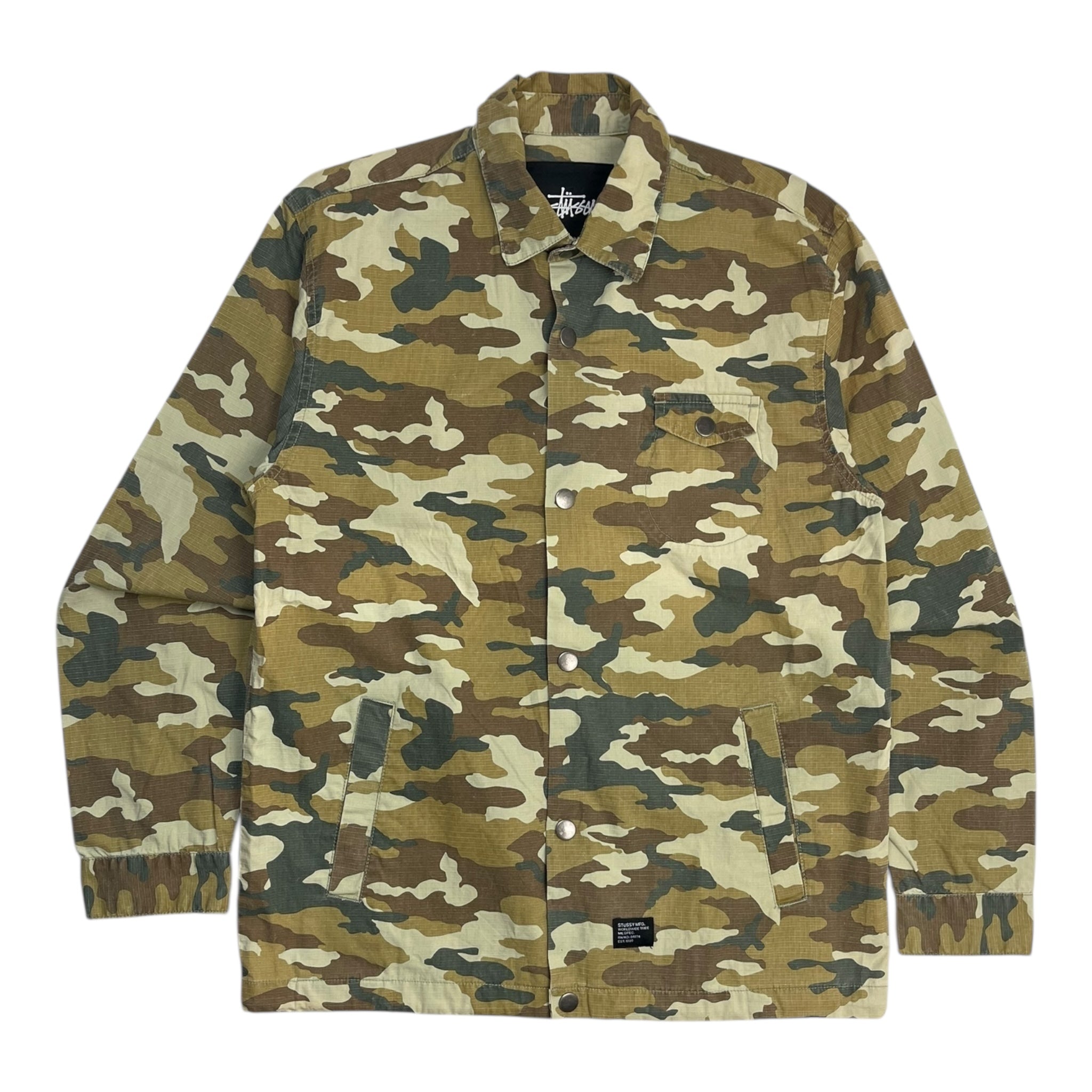 Stussy Camo Coach Jacket