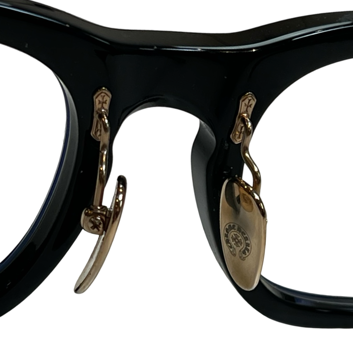 Chrome Hearts Baggins A Square Frame Optical Glasses Black Acetate
