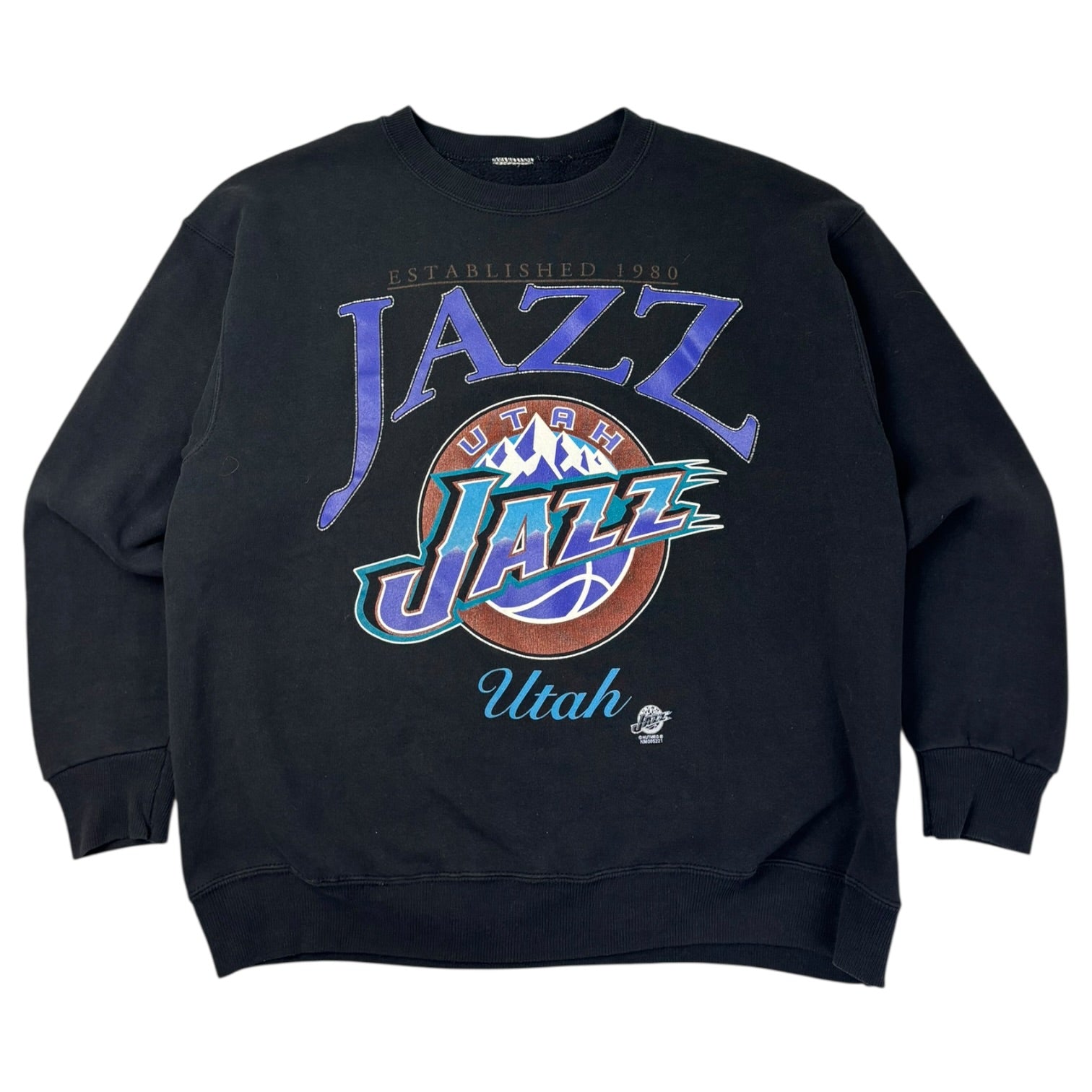 1980 Utah Jazz Crewneck Black