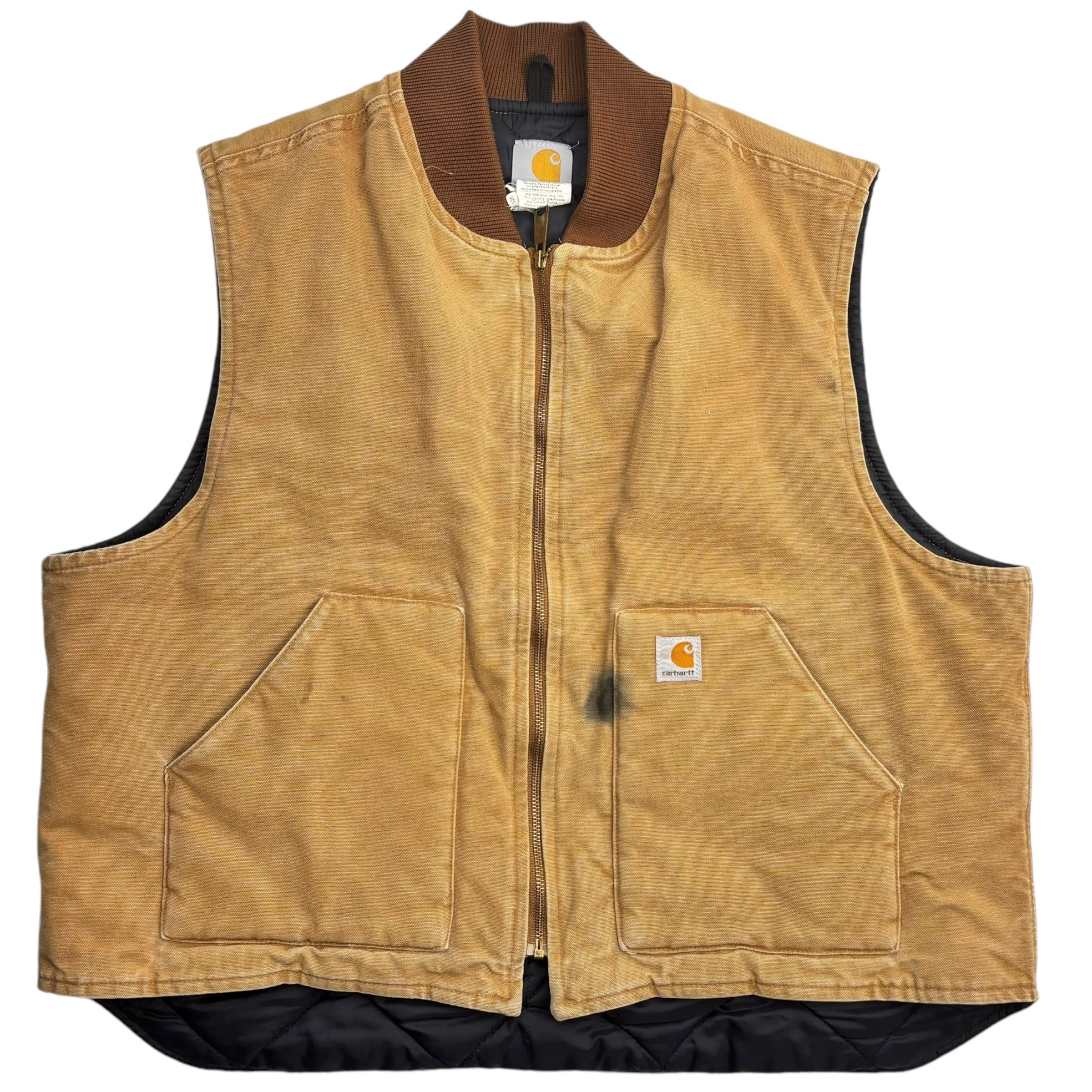 Vintage Carhartt Canvas Vest Tan