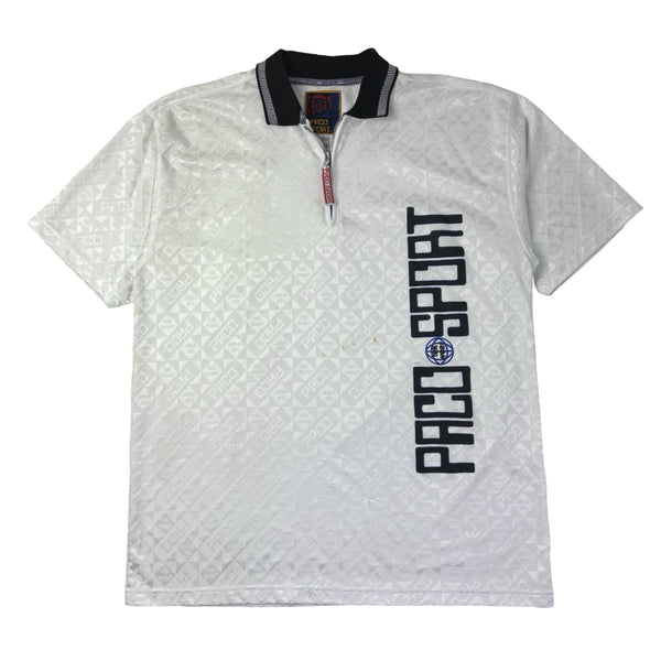 Vintage Paco Sport Tek-Wear 1/4 Zip Jersey White