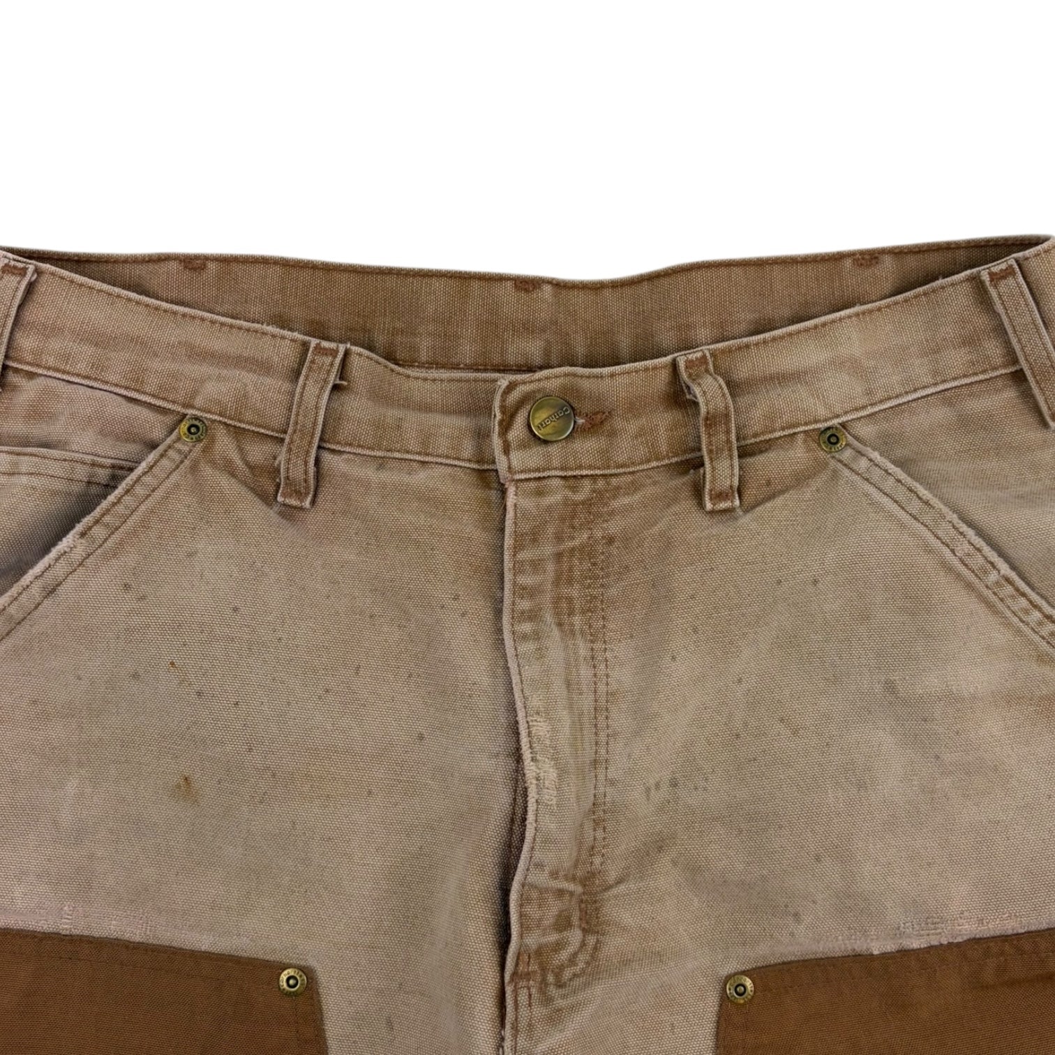 Vintage Carhartt Two-Tone Carpenter Pant Beige/Camel