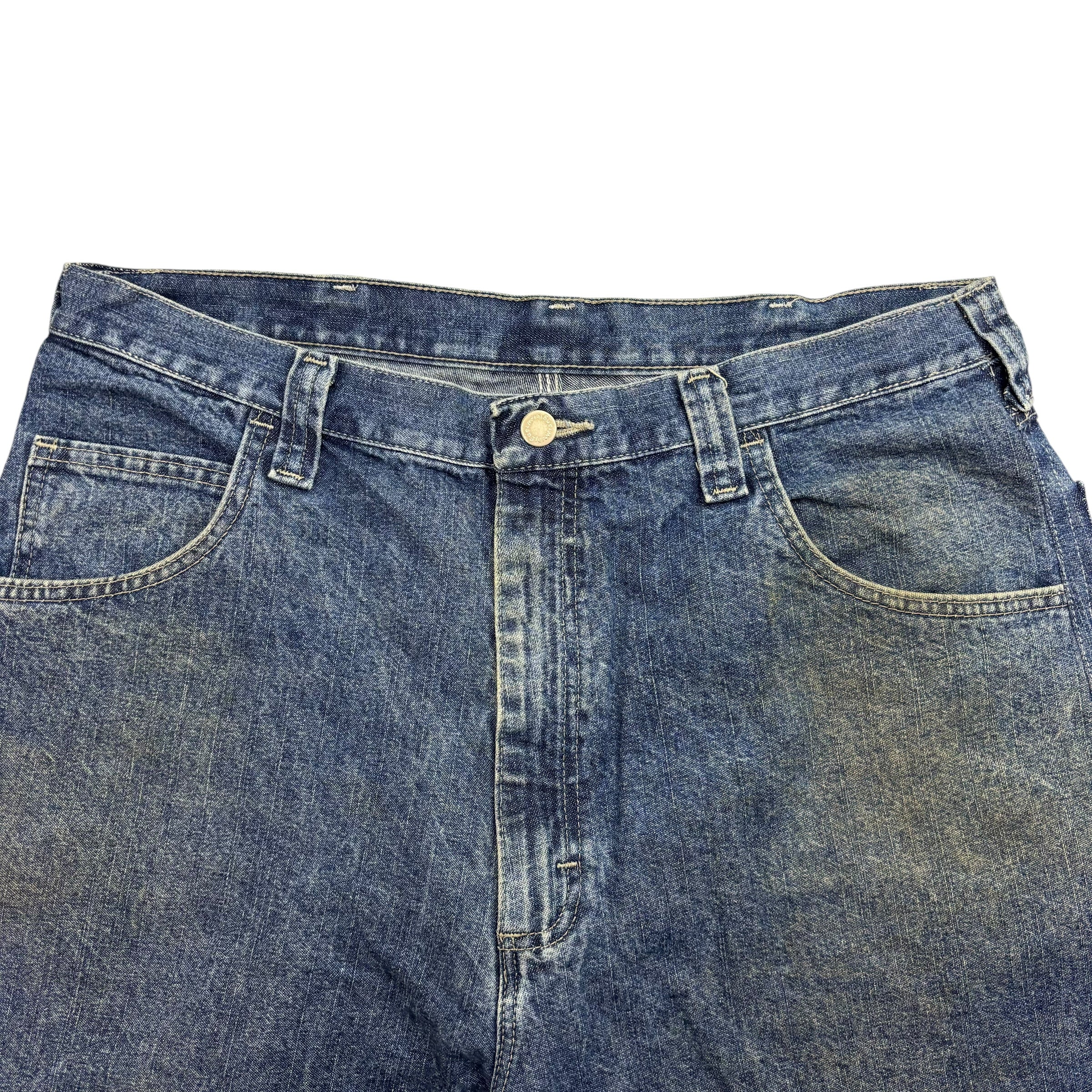 Vintage Wrangler Denim Shorts Dark Wash