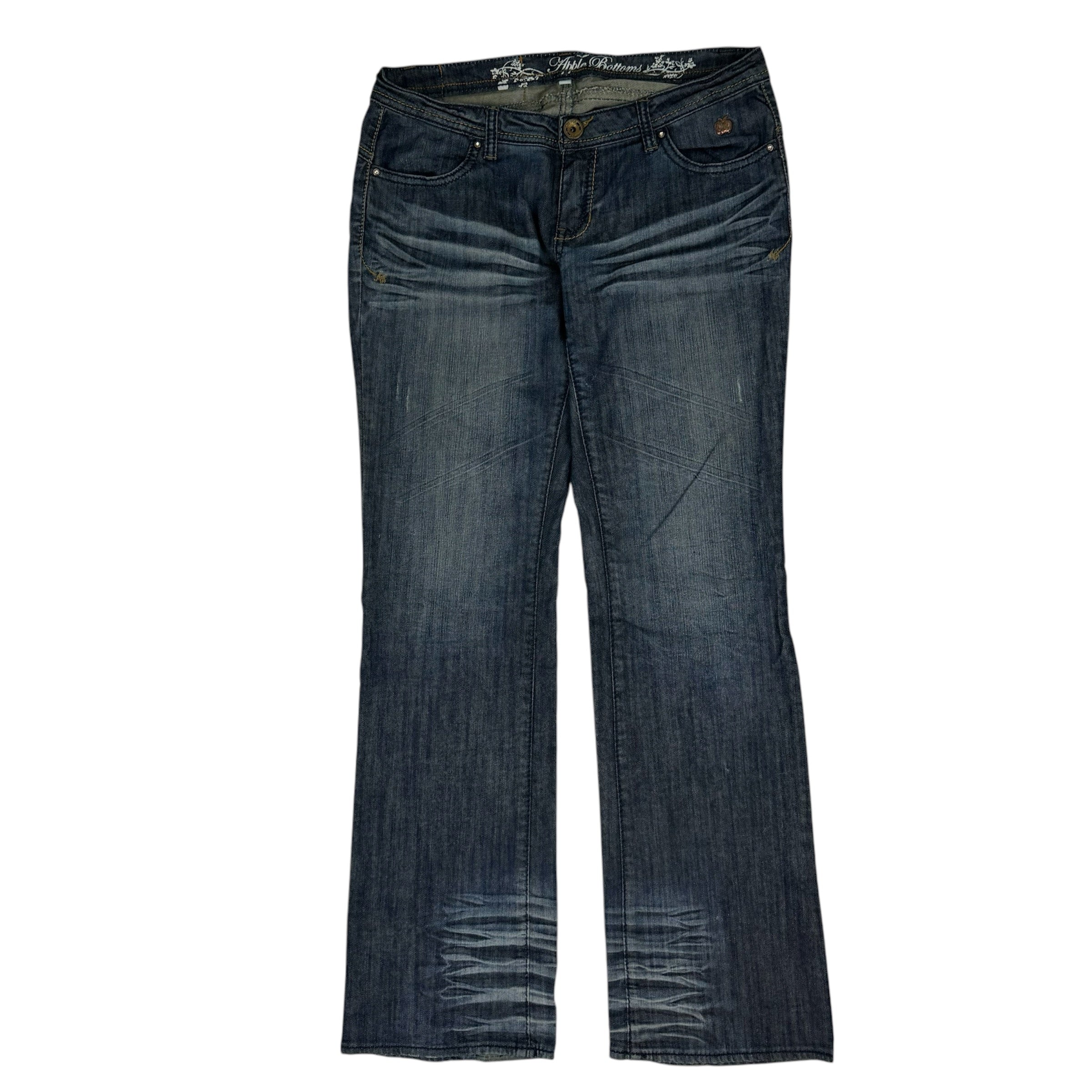 Vintage Y2K Blue Washed Apple Bottom Jeans