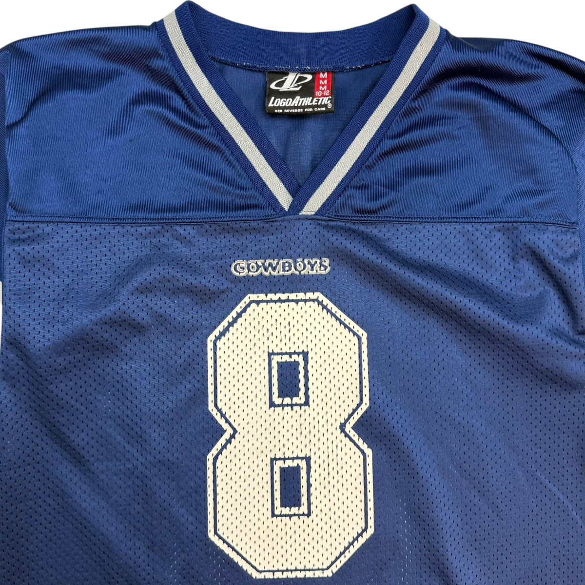 Vintage Logo Athletics Youth Dallas Cowboys Troy Aikman Jersey Blue