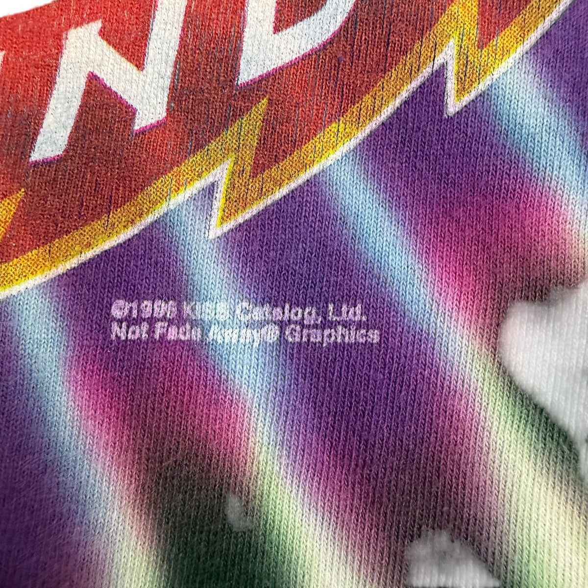 1996/97 Kiss Rock And Roll Over Tee Tie Dye