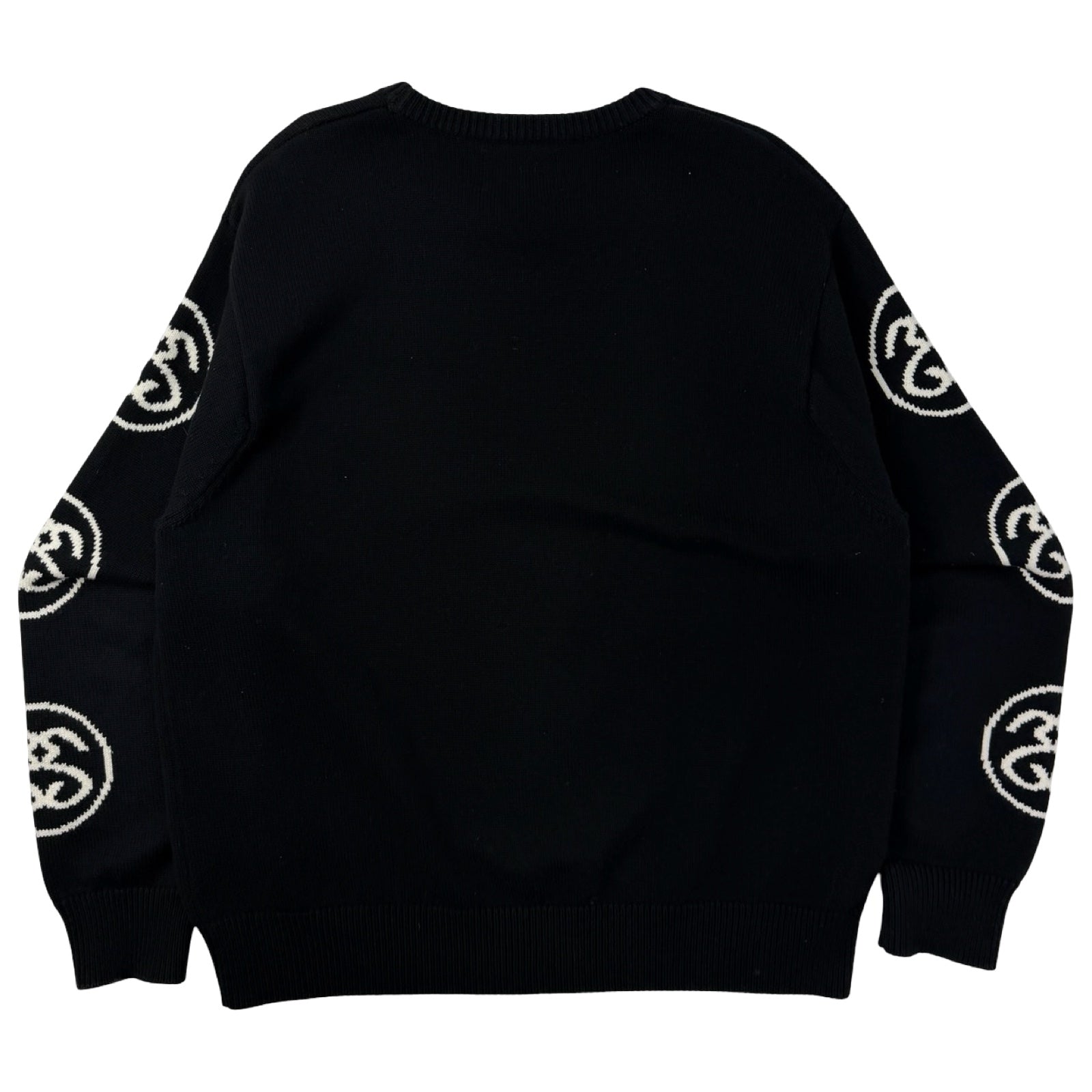 Stussy SS Link Logo Knit Sweater Black