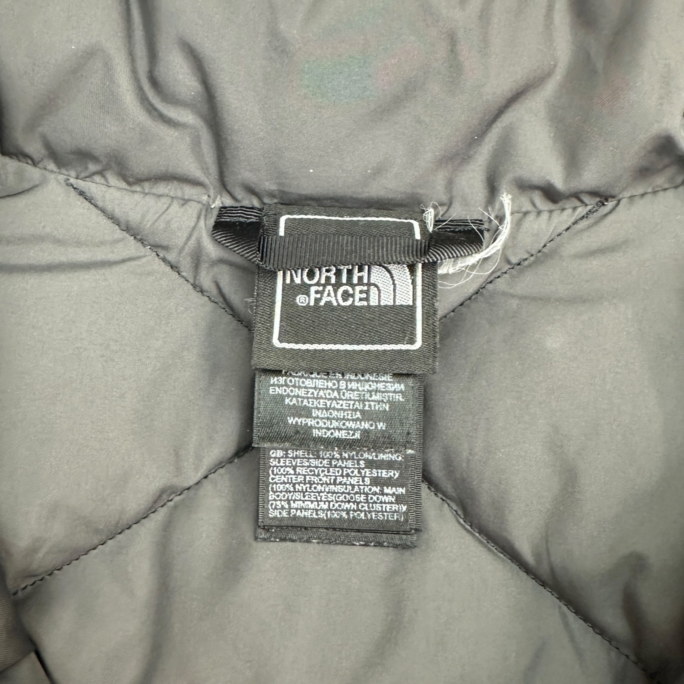 Vintage The North Face Youth 550 Fill Nuptse Jacket Black