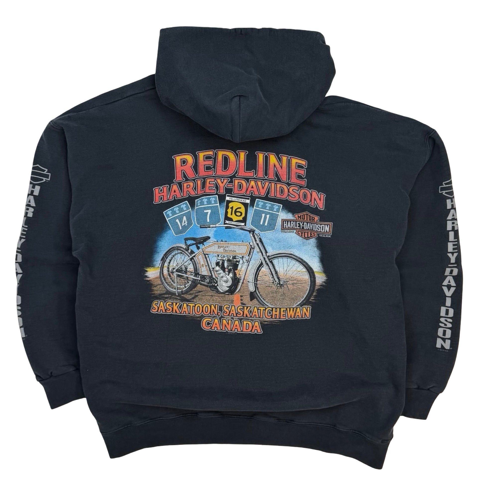 2009 Harley Davidson Redline Saskatoon Hoodie Black