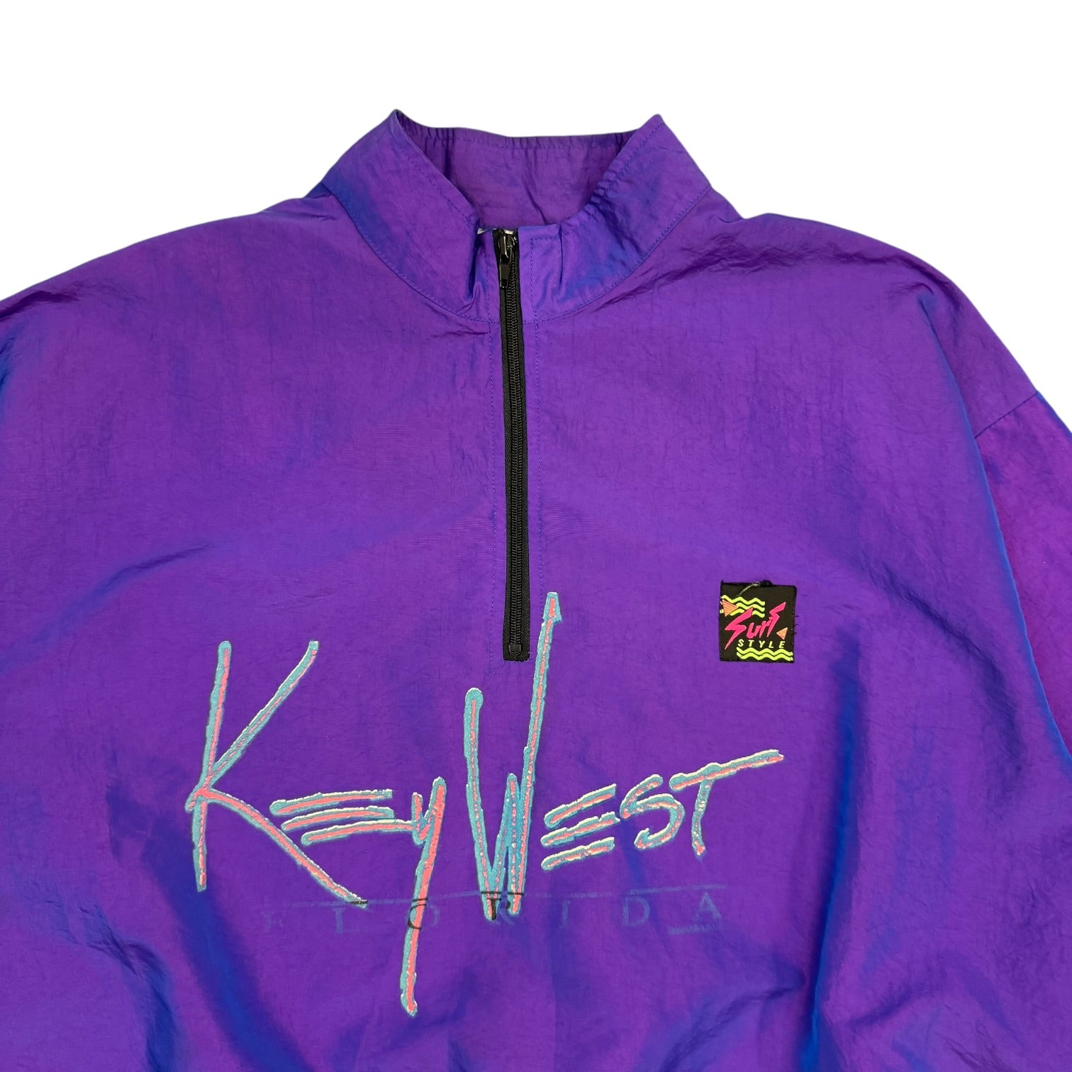 Vintage Surf Style Key West Pullover Iridescent Purple