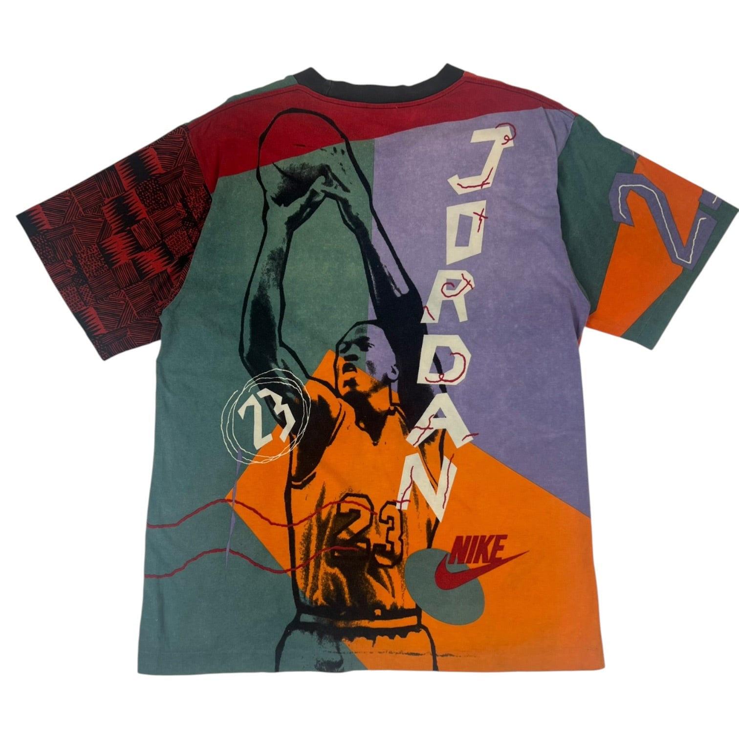 Vintage 1990’s Nike Michael Jordan “Hoop Heroes” T-Shirt multicolor