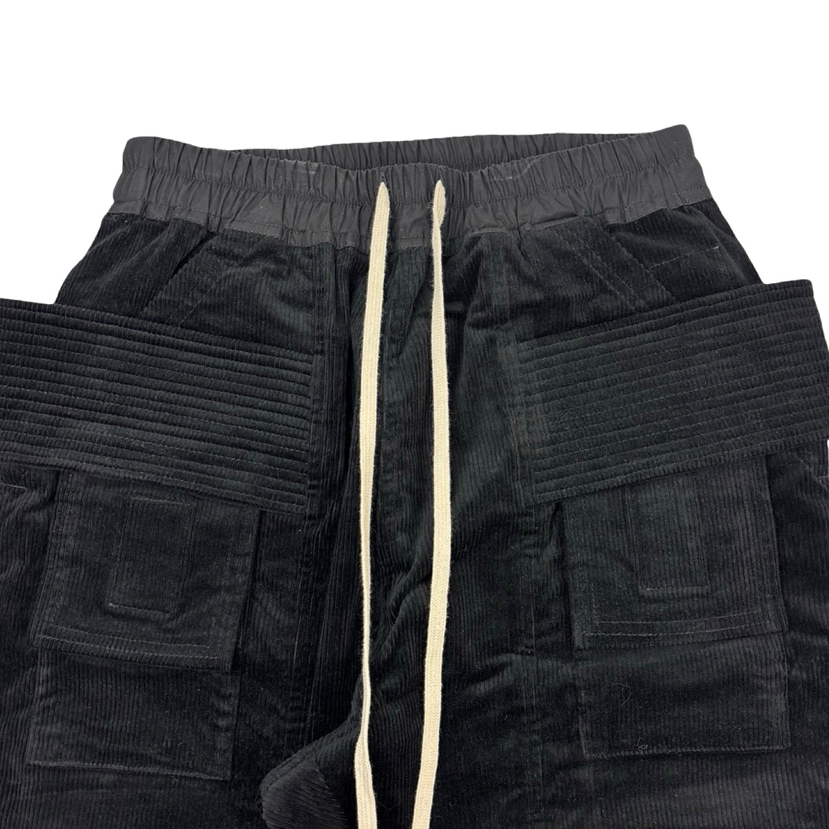 Rick Owens DRKSHDW Creatch Corduroy Cargo Pants Black