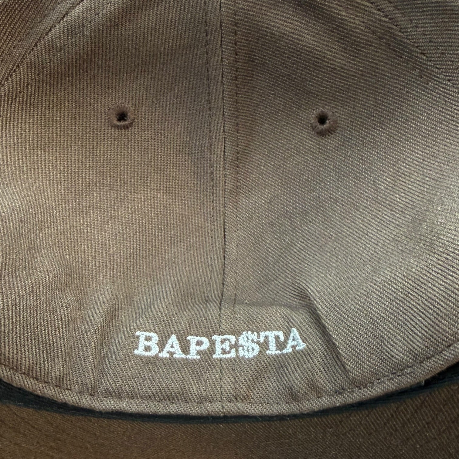 A Bathing Ape Bape x New Era Fitted Hat Brown