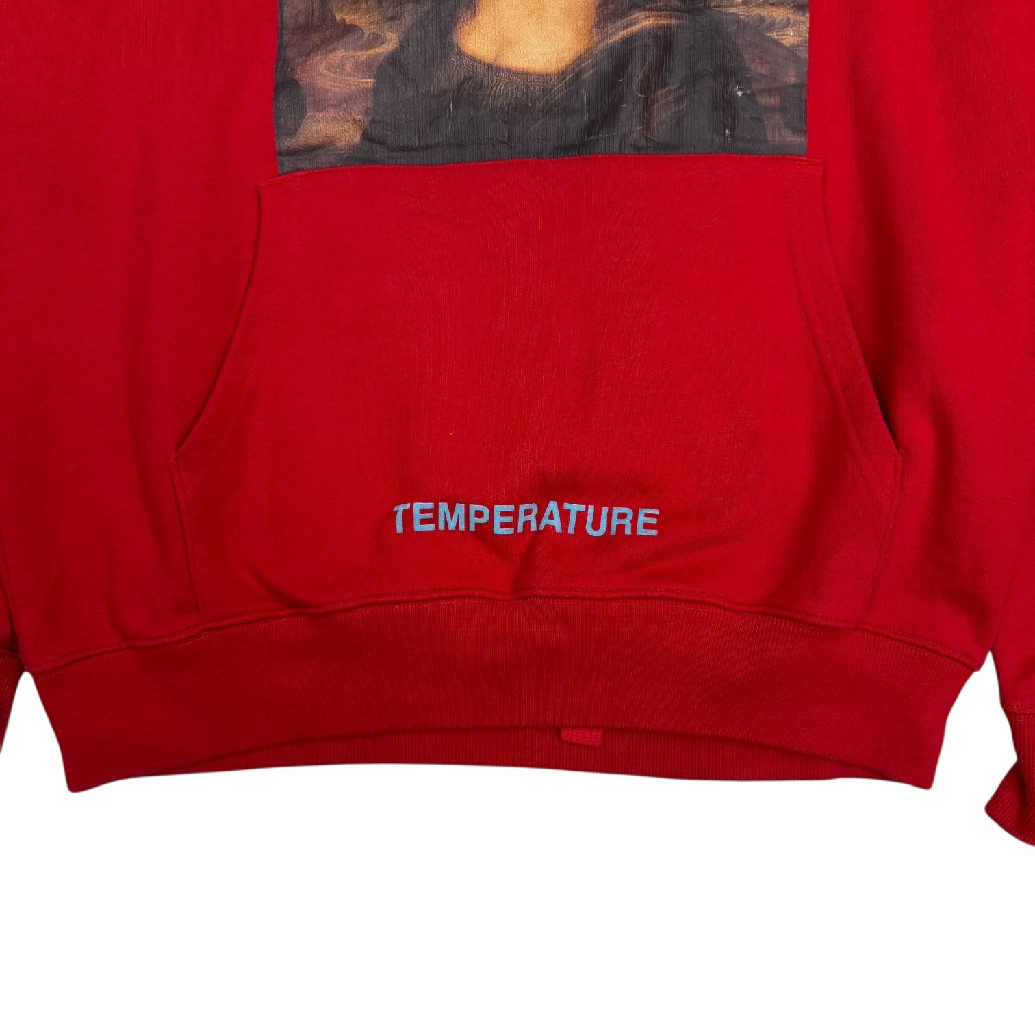 Off-White Temperature Mona Lisa Hoodie Red