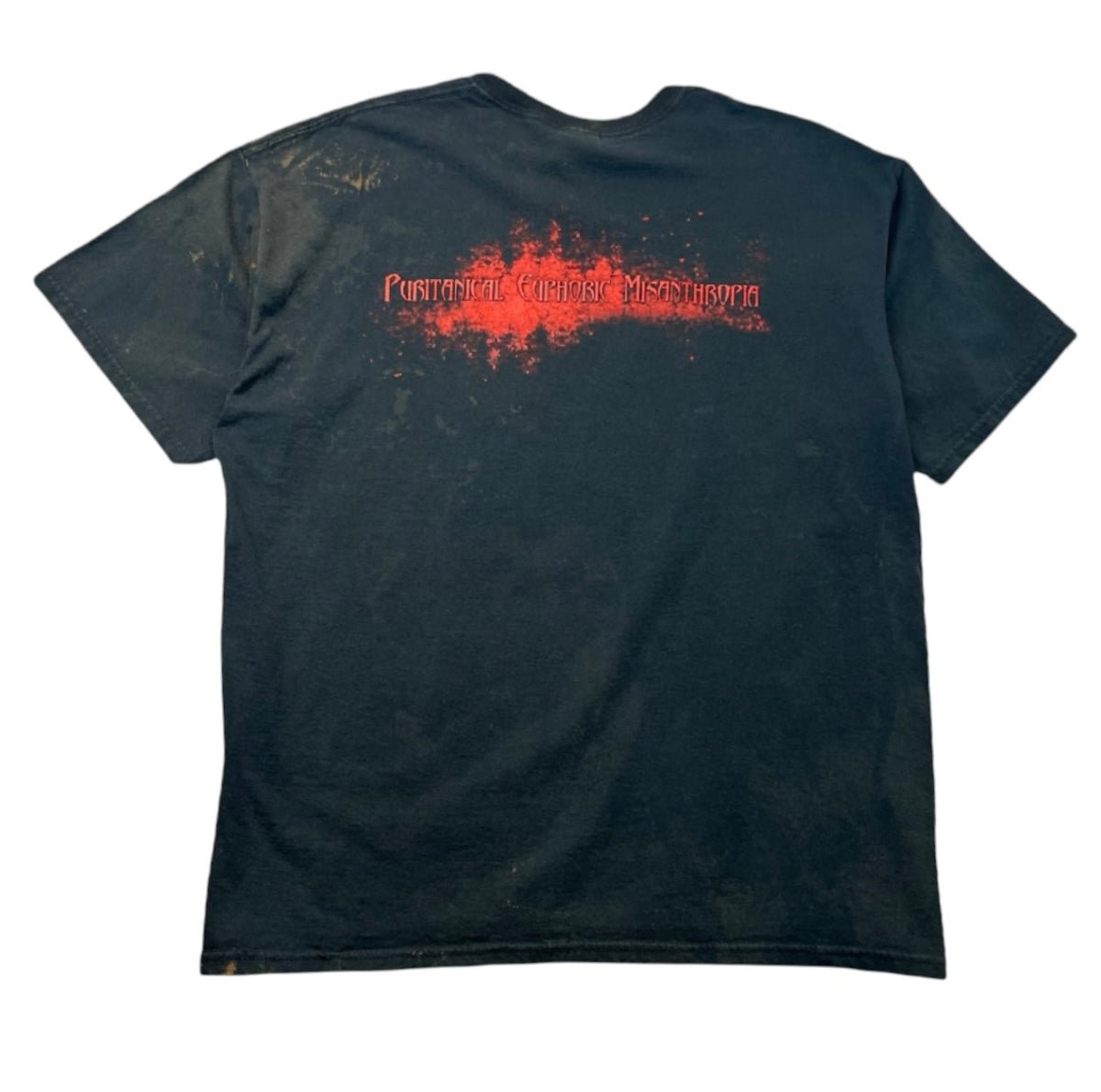 Vintage 2001 Dimmu Borgir "Puritanical Euphoric Misanthropia” Band Tee Black