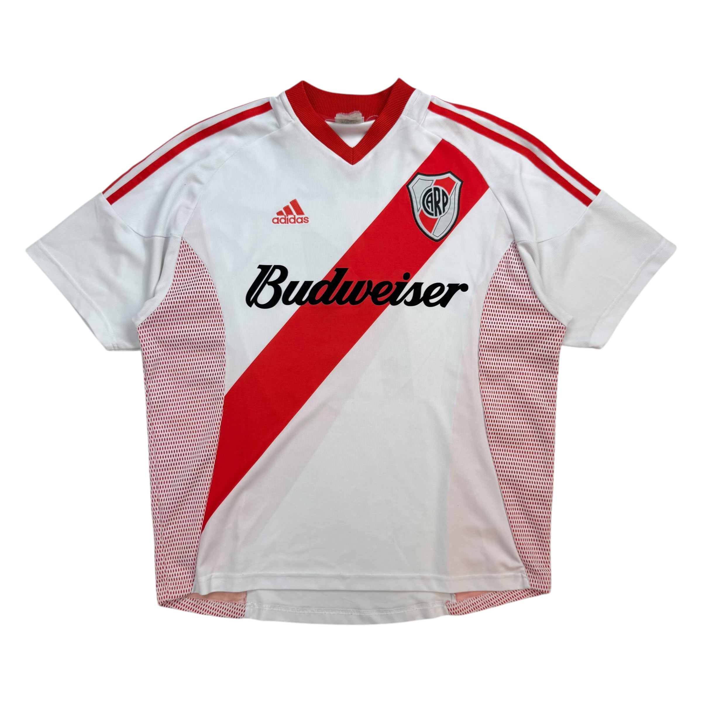 2004/2005 Adidas River Plate Budweiser Jersey White