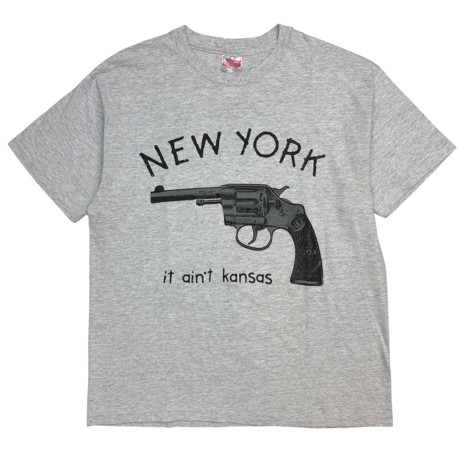 Vintage New York It Ain’t Kansas T-Shirt Grey