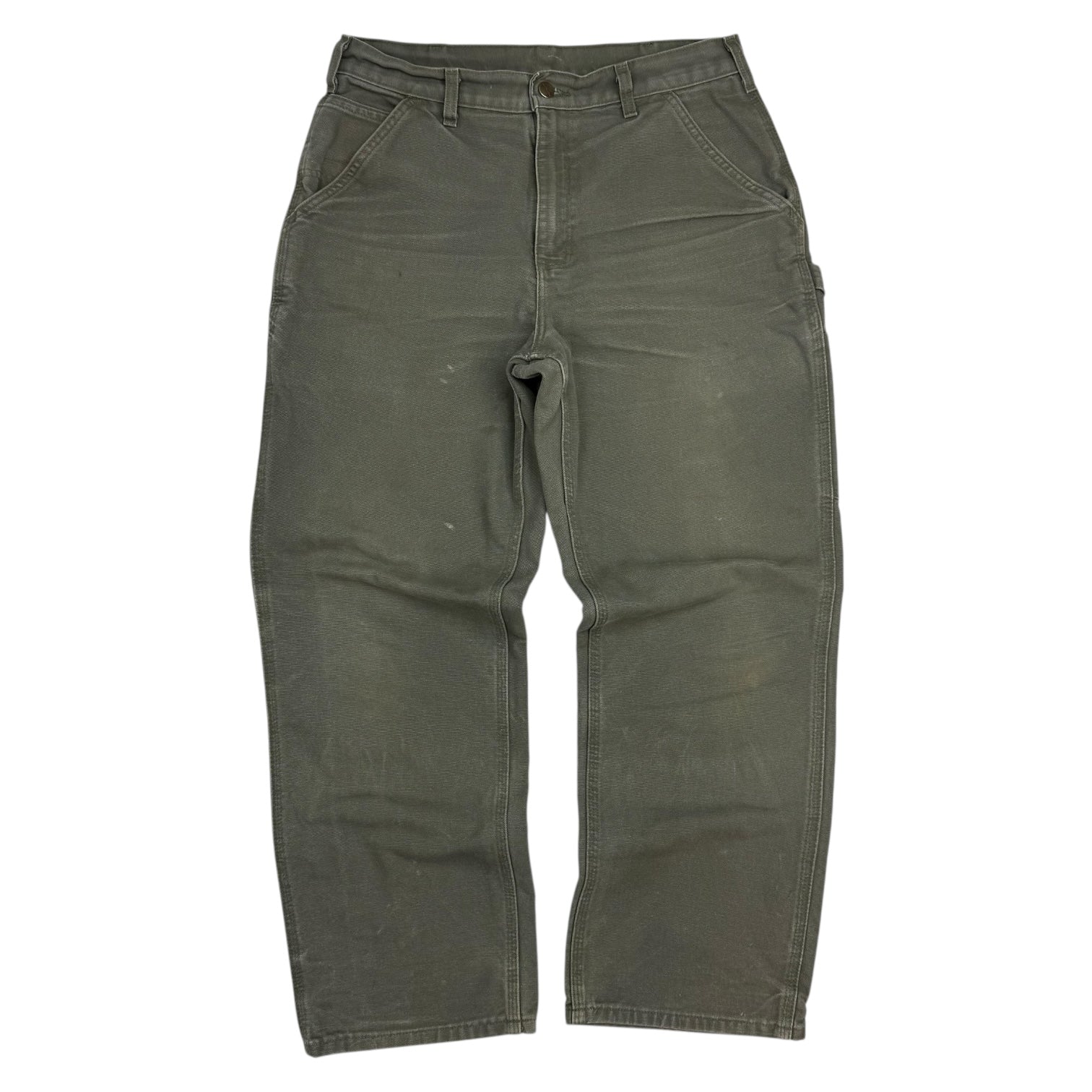 Vintage Carhartt Dungaree Pants Moss Green