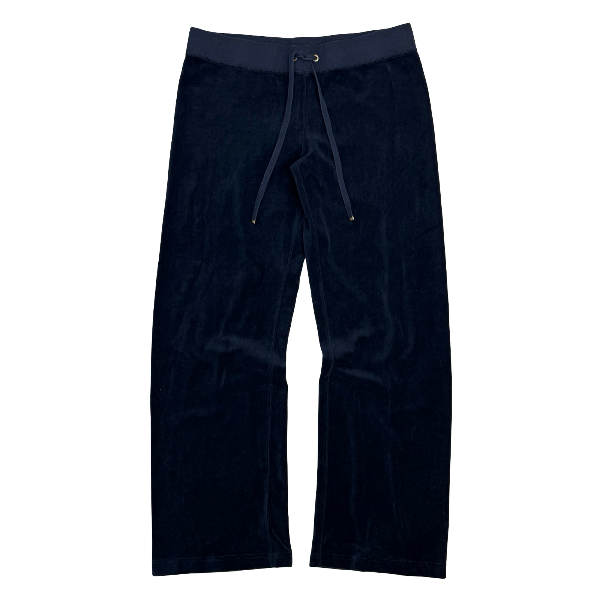 (W) Vintage Juicy Couture Velour Track Pants Navy Blue